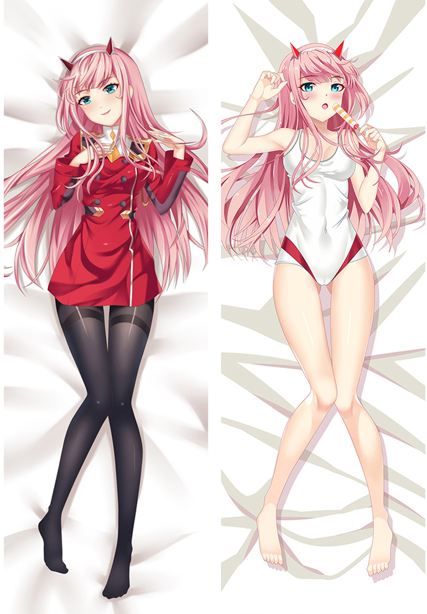 Zero Two from Darling in the FranXX dakimakura cover