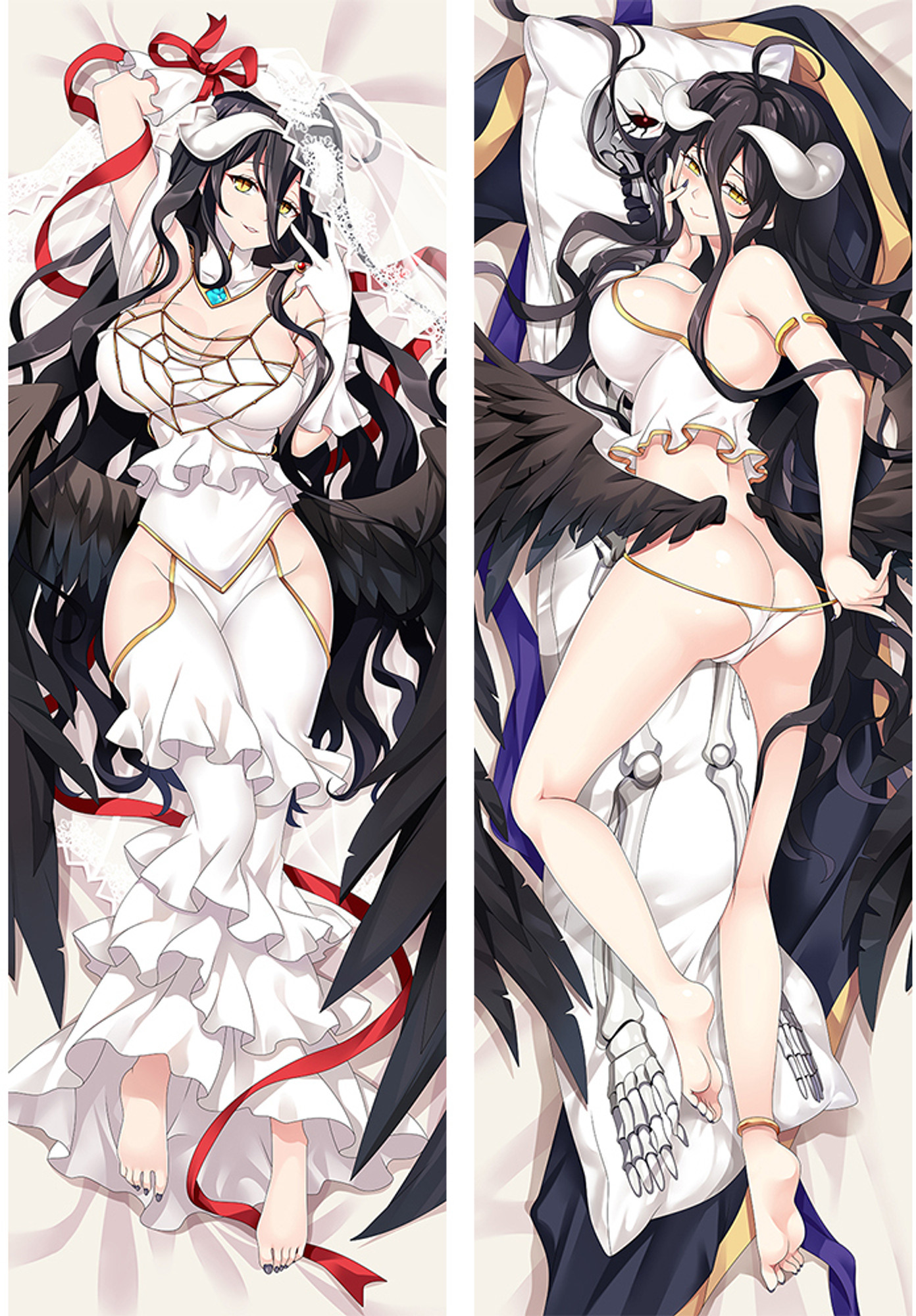 Albedo from Overlord dakimakura cover