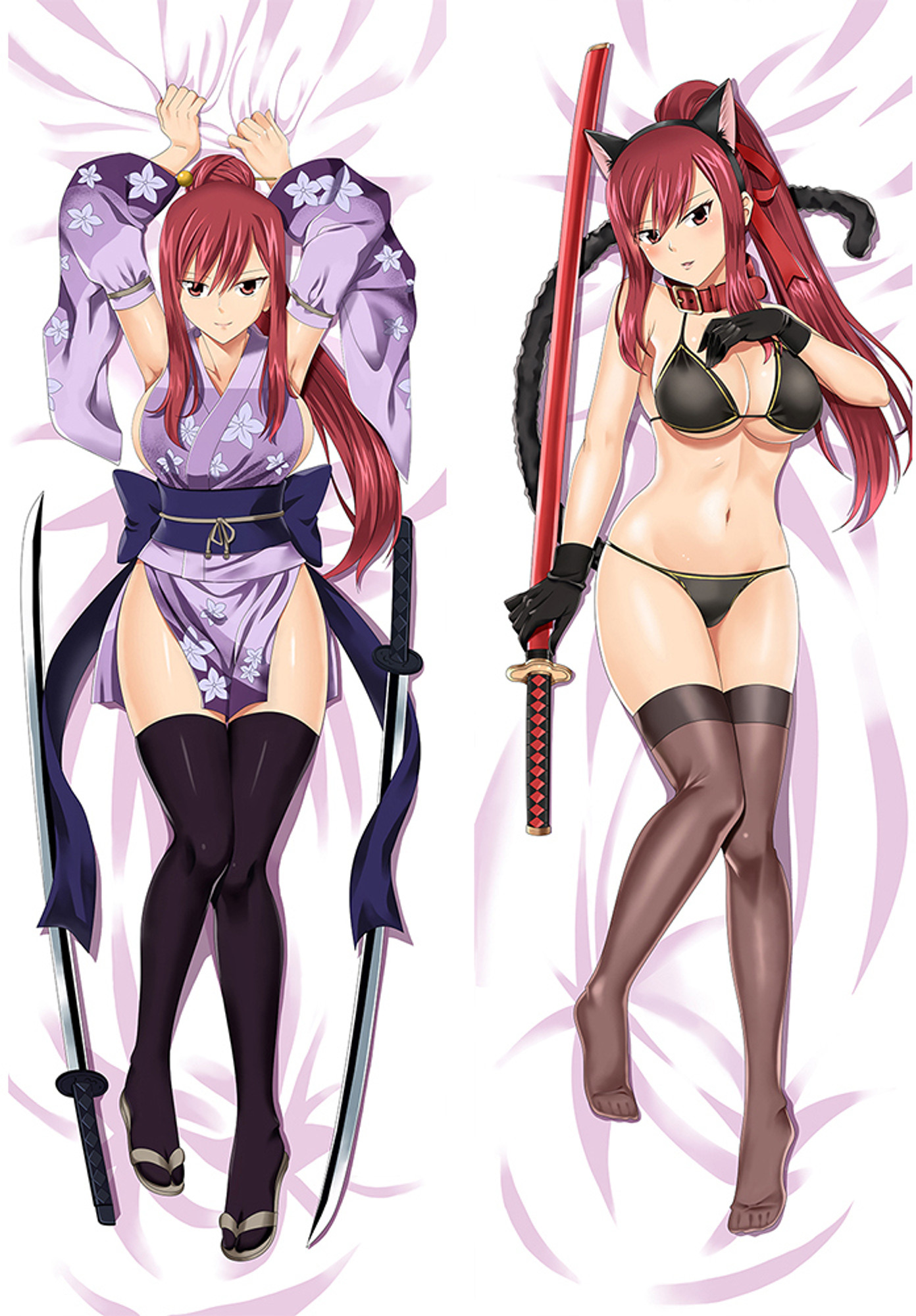 Erza Scarlet from Fairy Tail dakimakura cover
