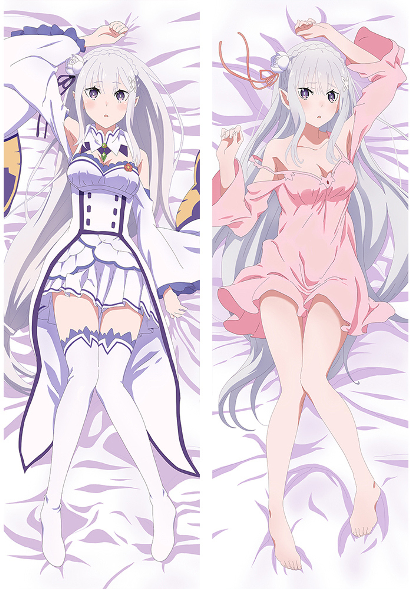 Emilia from Re: Zero dakimakura cover
