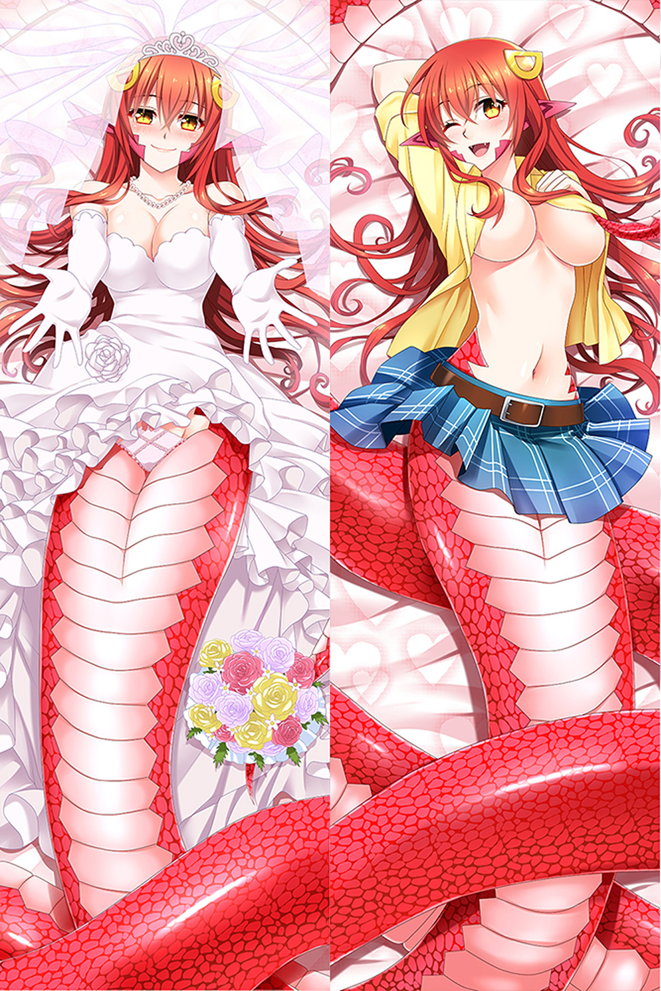 Miia from Monster Musume dakimakura cover