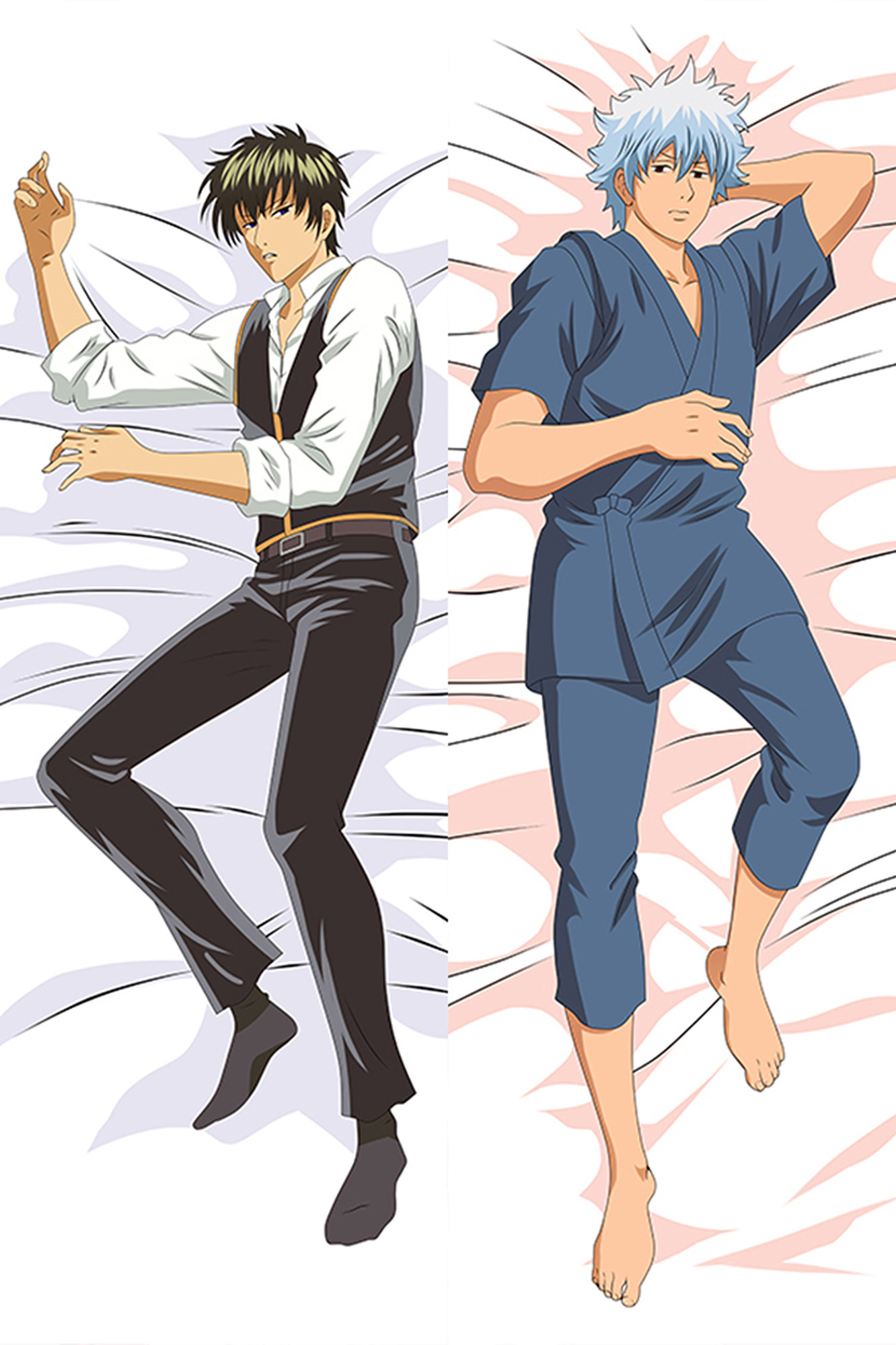 Sakata and Terada from Gintama dakimakura cover