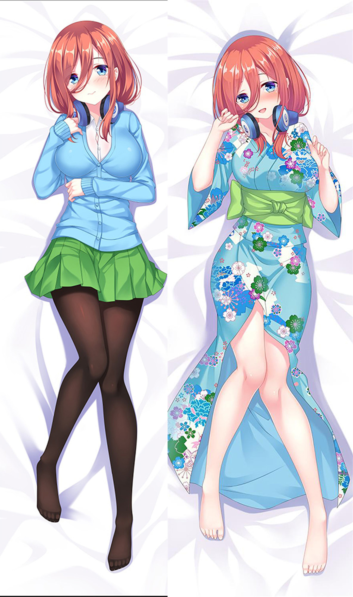 Miku Nakano from Quintessential Quintuplets dakimakura cover