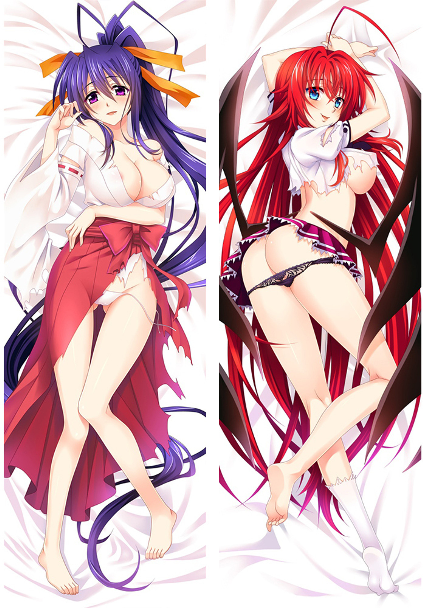 Akeno and Rias from High School DxD dakimakura cover
