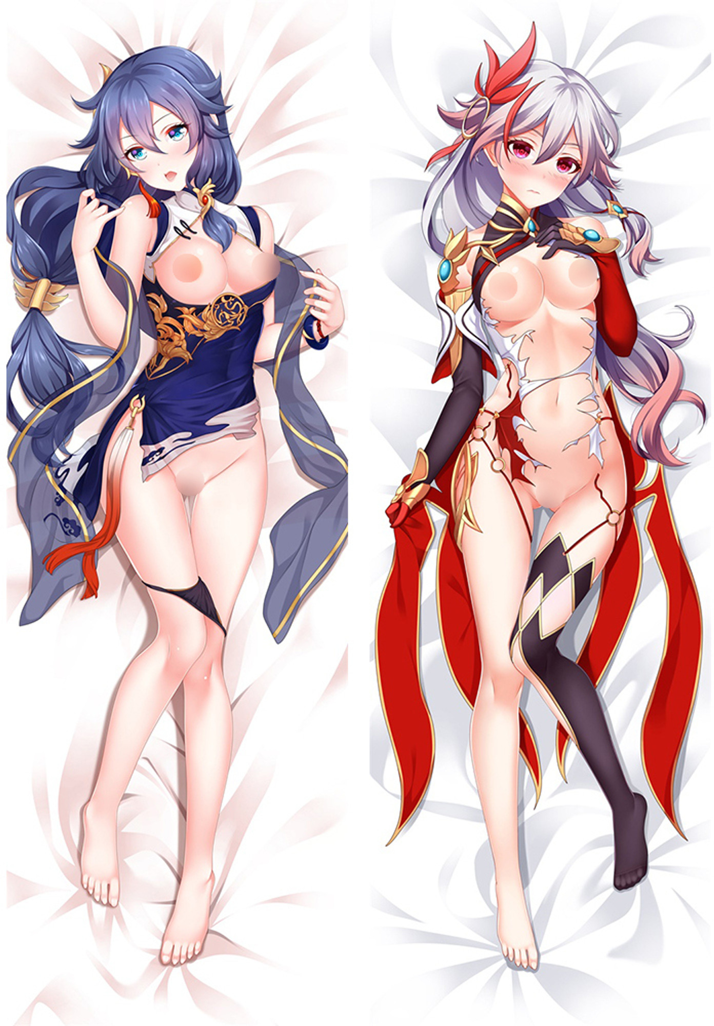Fu Hua from Honkai Impact 18+ dakimakura cover