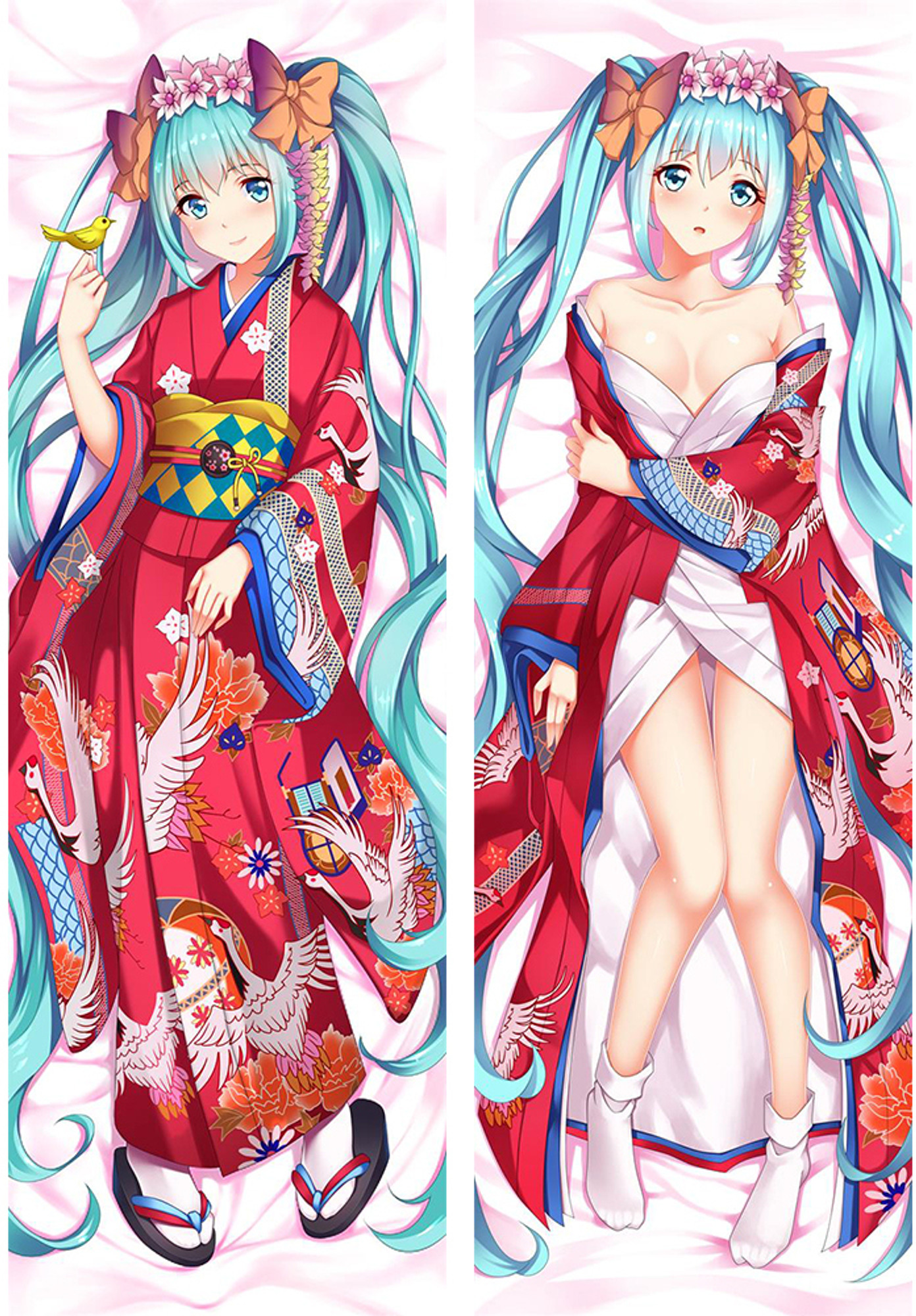Hatsune Miku from Vocaloid dakimakura cover