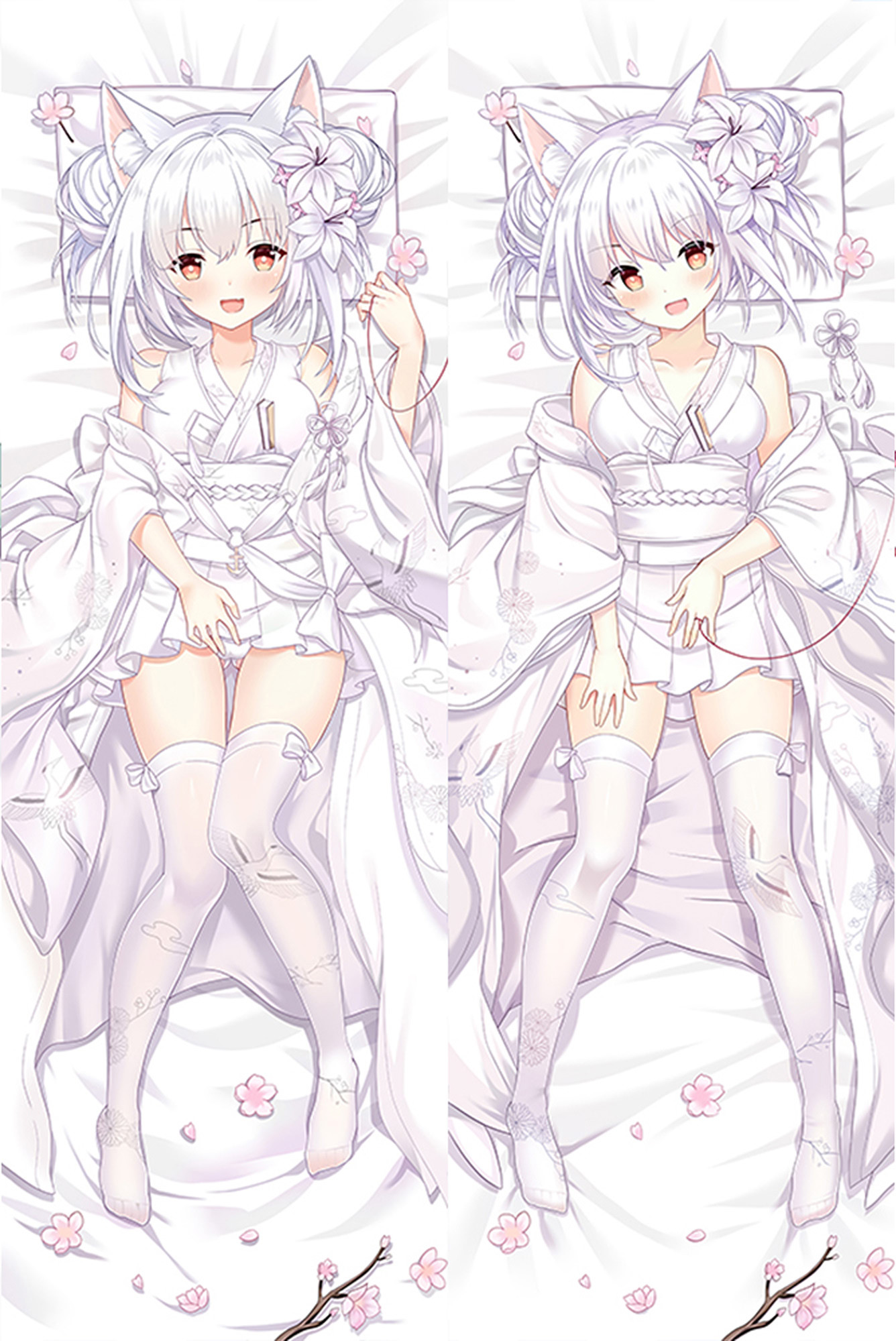 Yukikaze from Azur Lane dakimakura cover