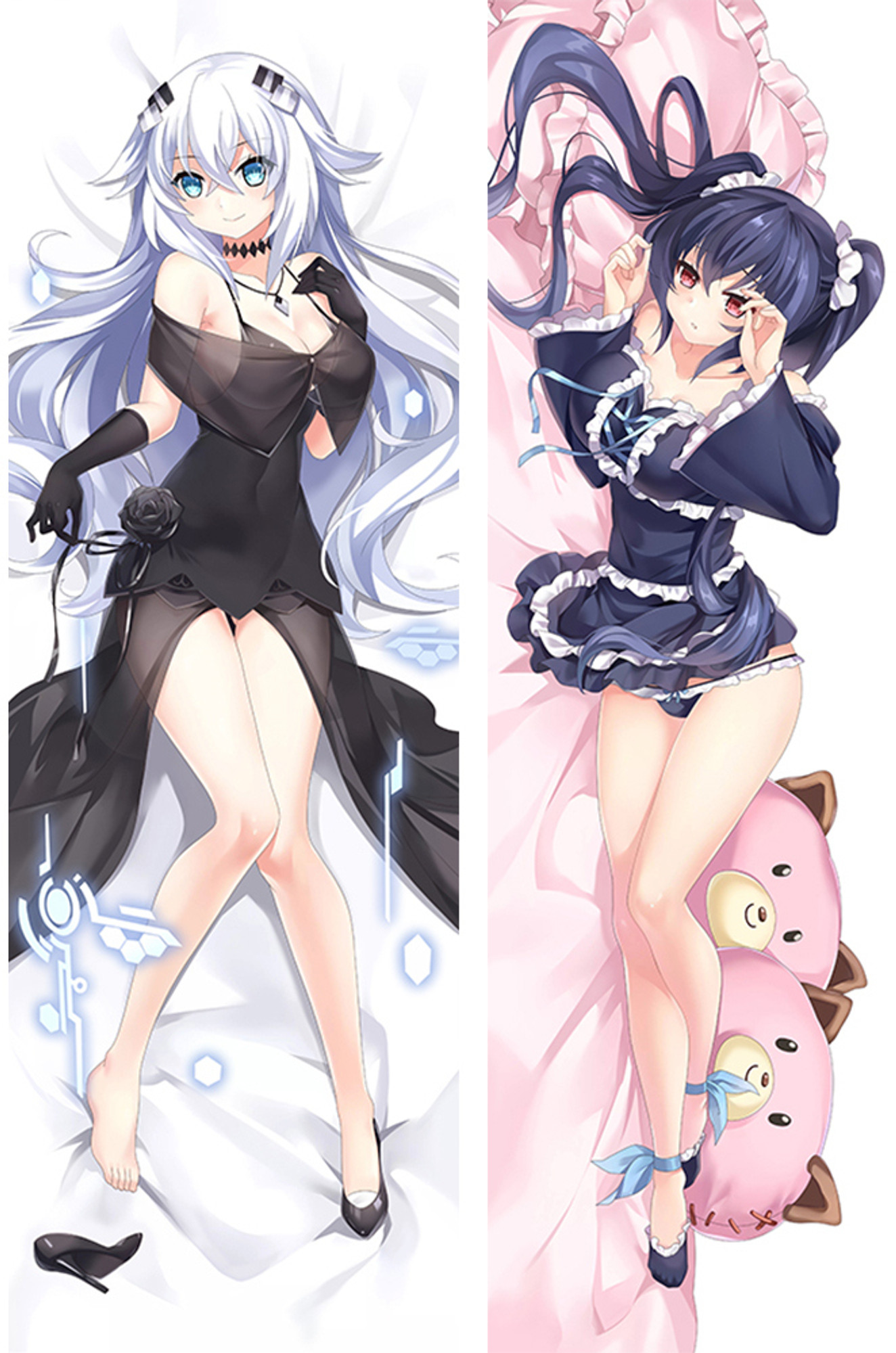 Black Heart from Hyperdimension Neptunia dakimakura cover