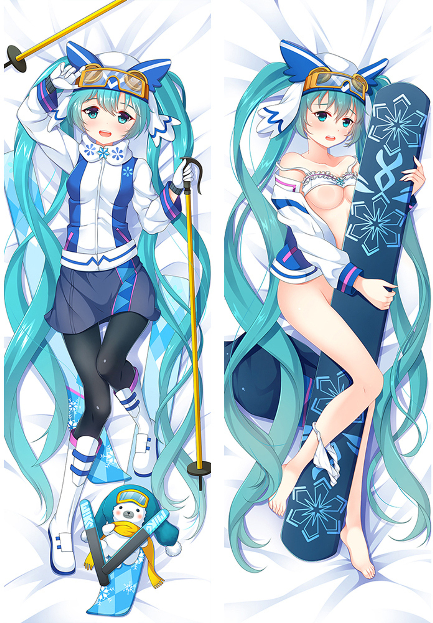 Hatsune Miku from Vocaloid 18+ dakimakura cover