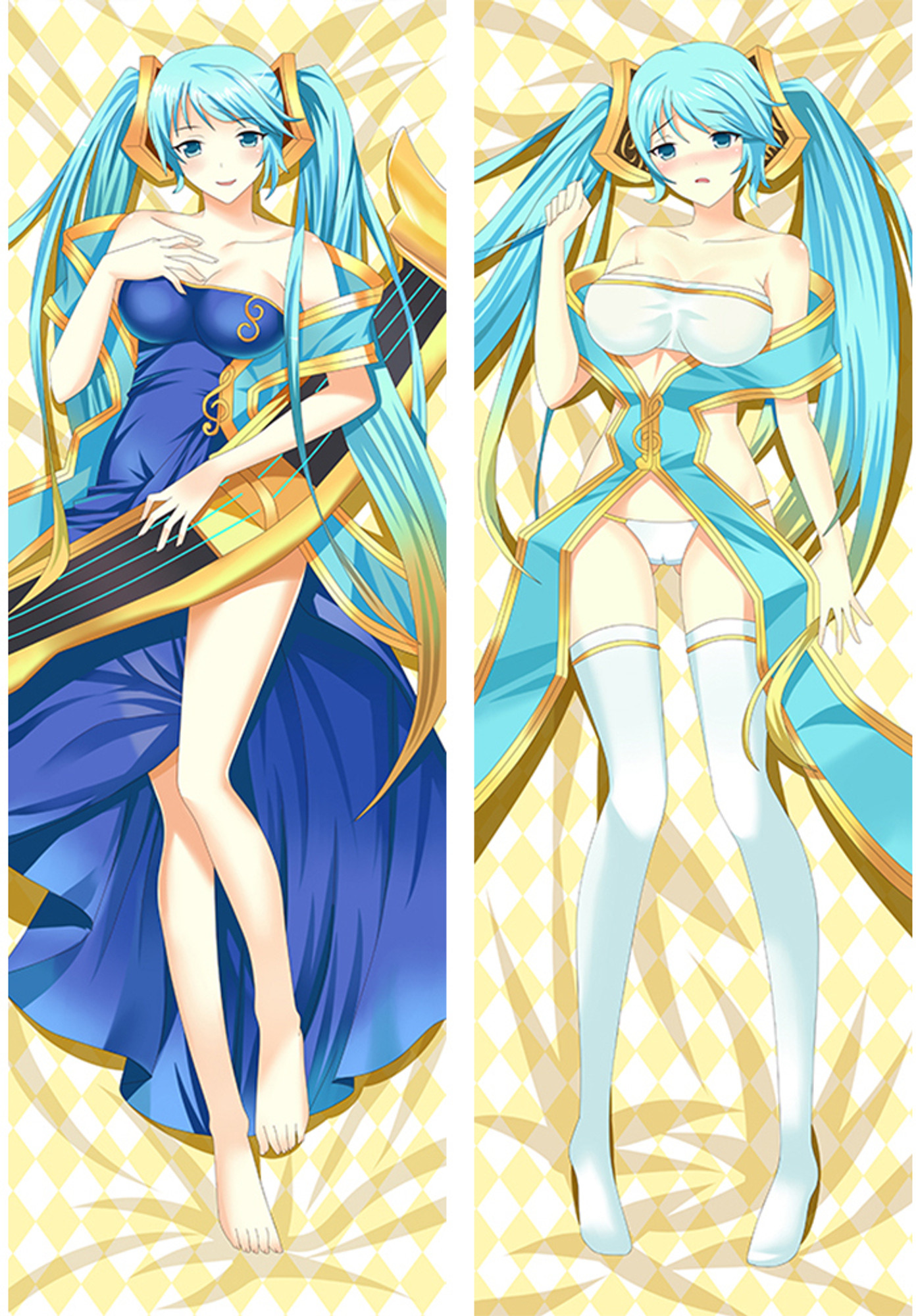 Sona from League of Legends dakimakura cover
