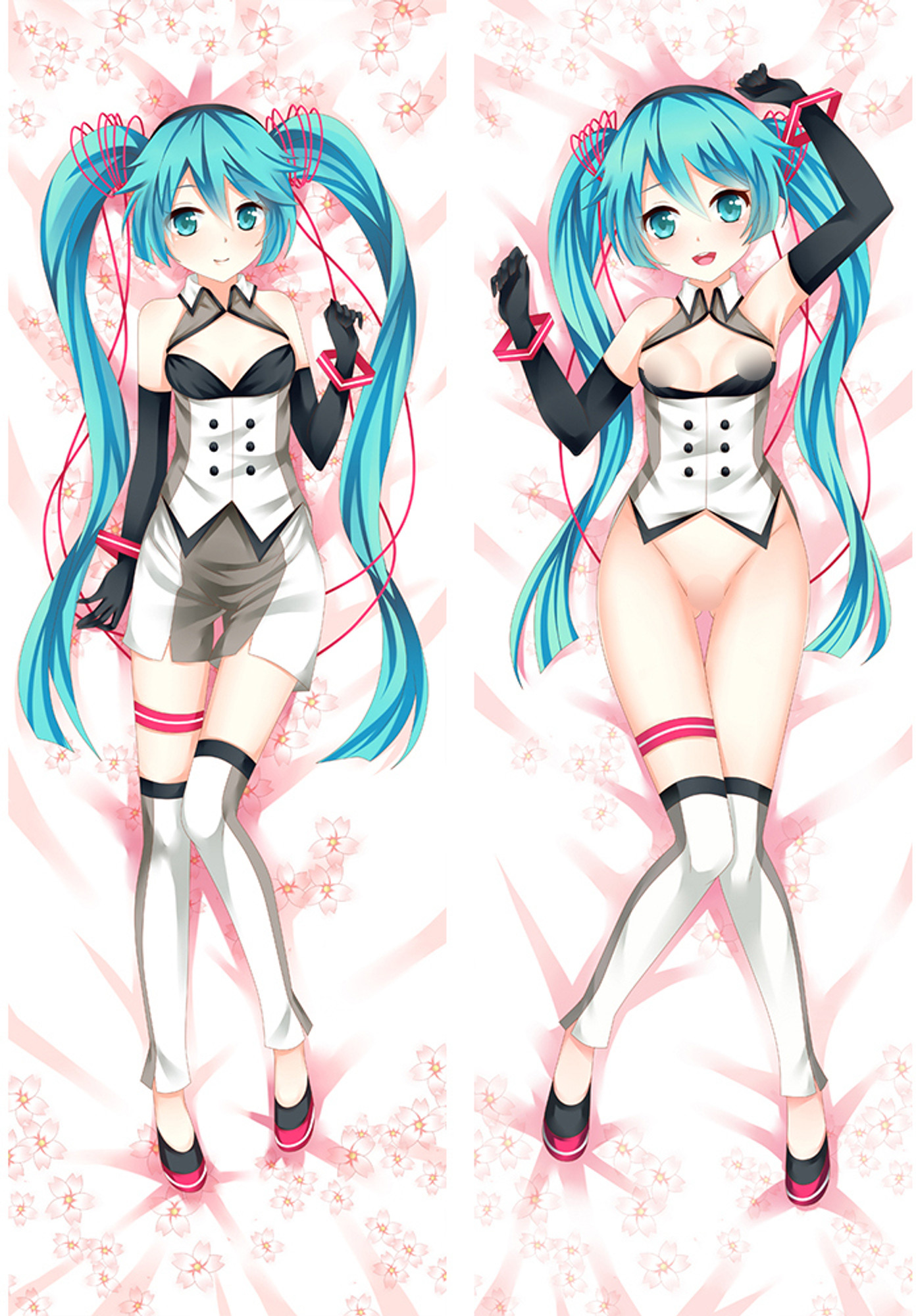Hatsune Miku from Vocaloid 18+ dakimakura cover