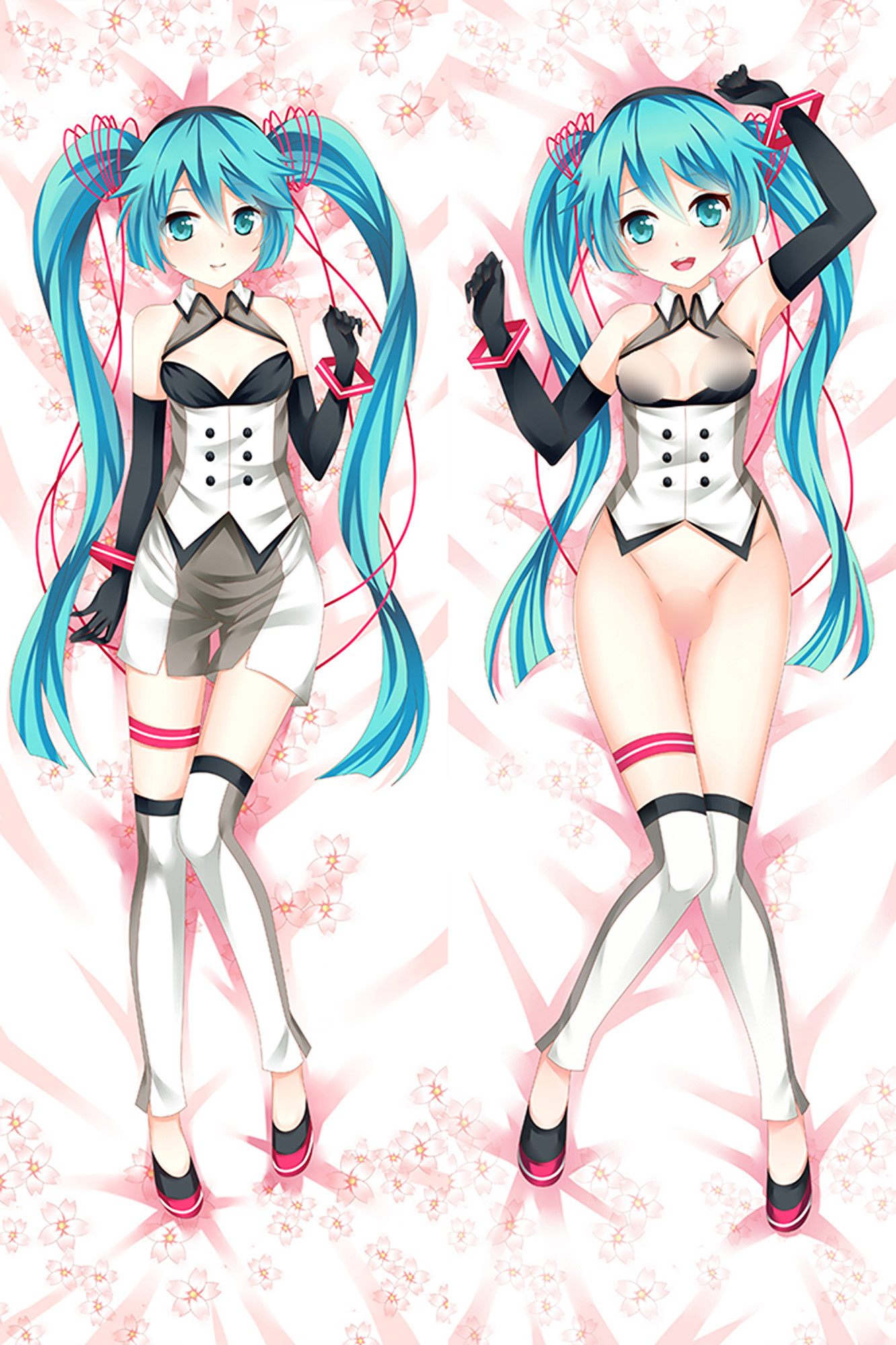 Hatsune Miku from Vocaloid 18+ dakimakura cover
