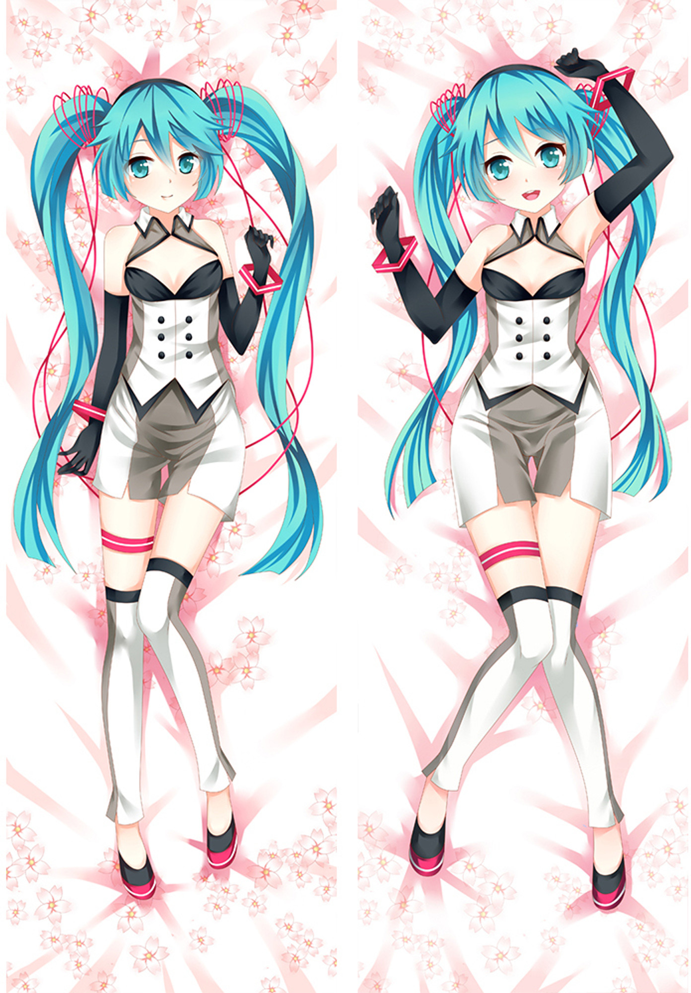 Hatsune Miku from Vocaloid dakimakura cover