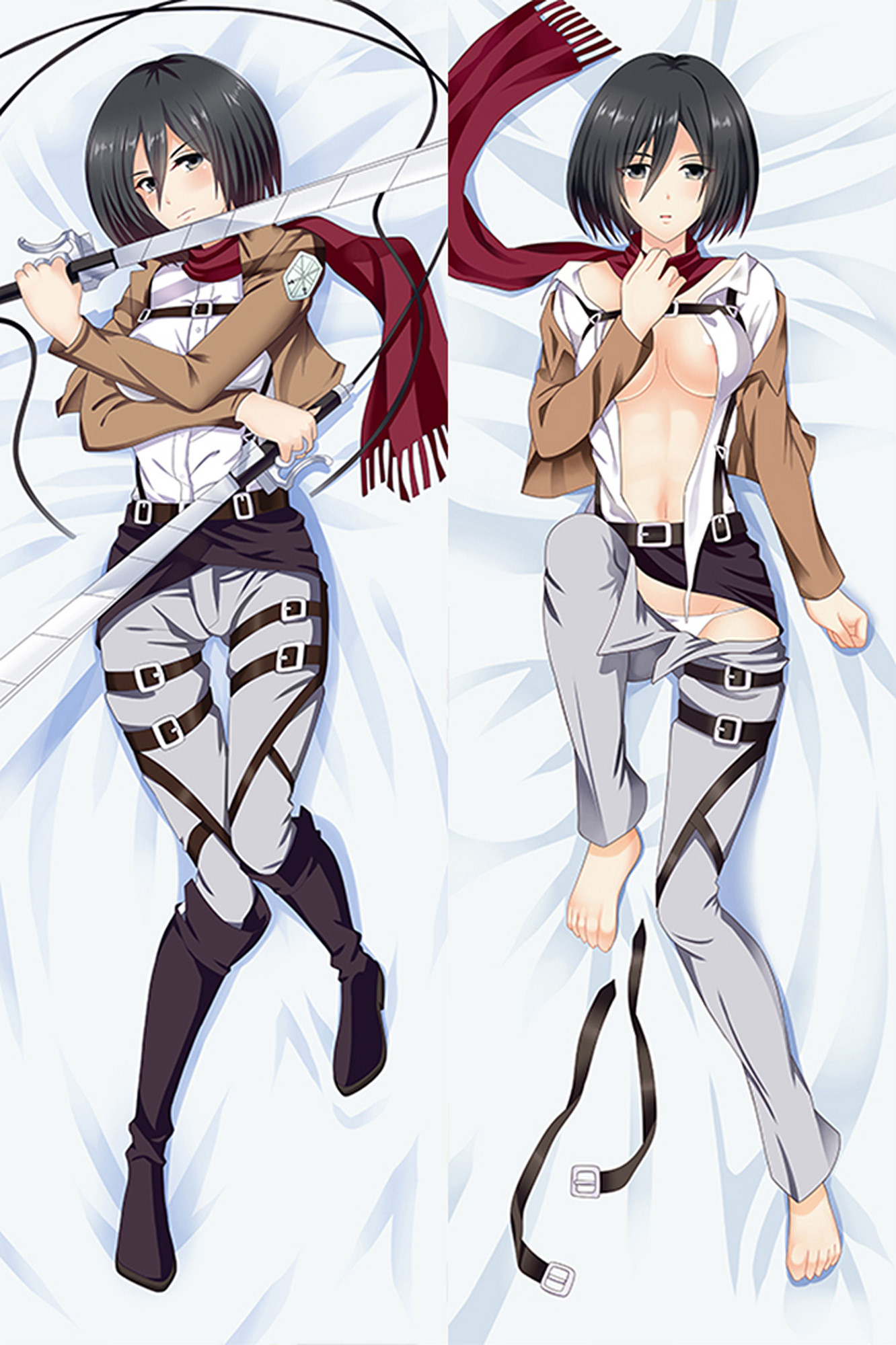 Mikasa Ackerman from Attack on Titan dakimakura cover