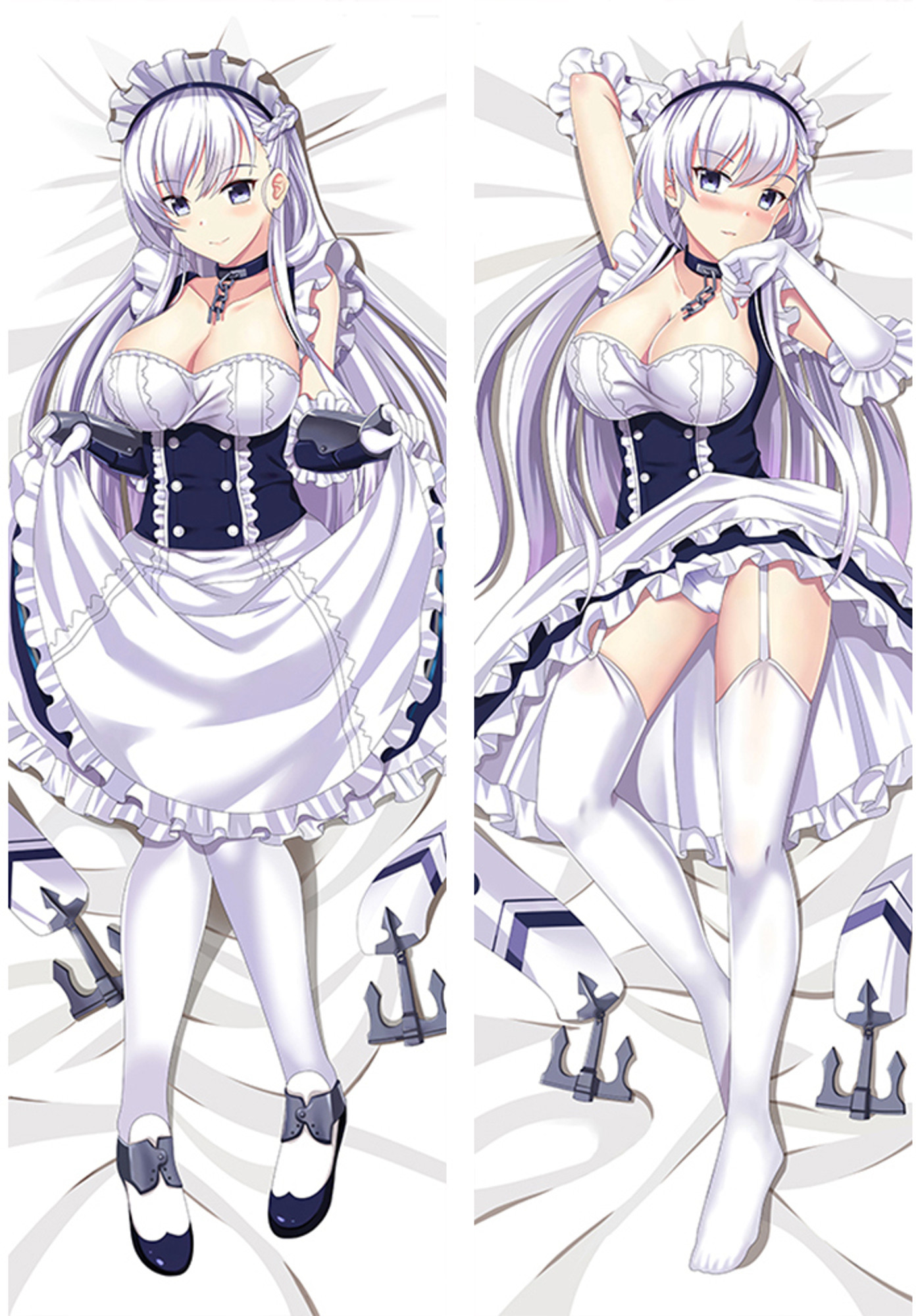Belfast from Azur Lane dakimakura cover