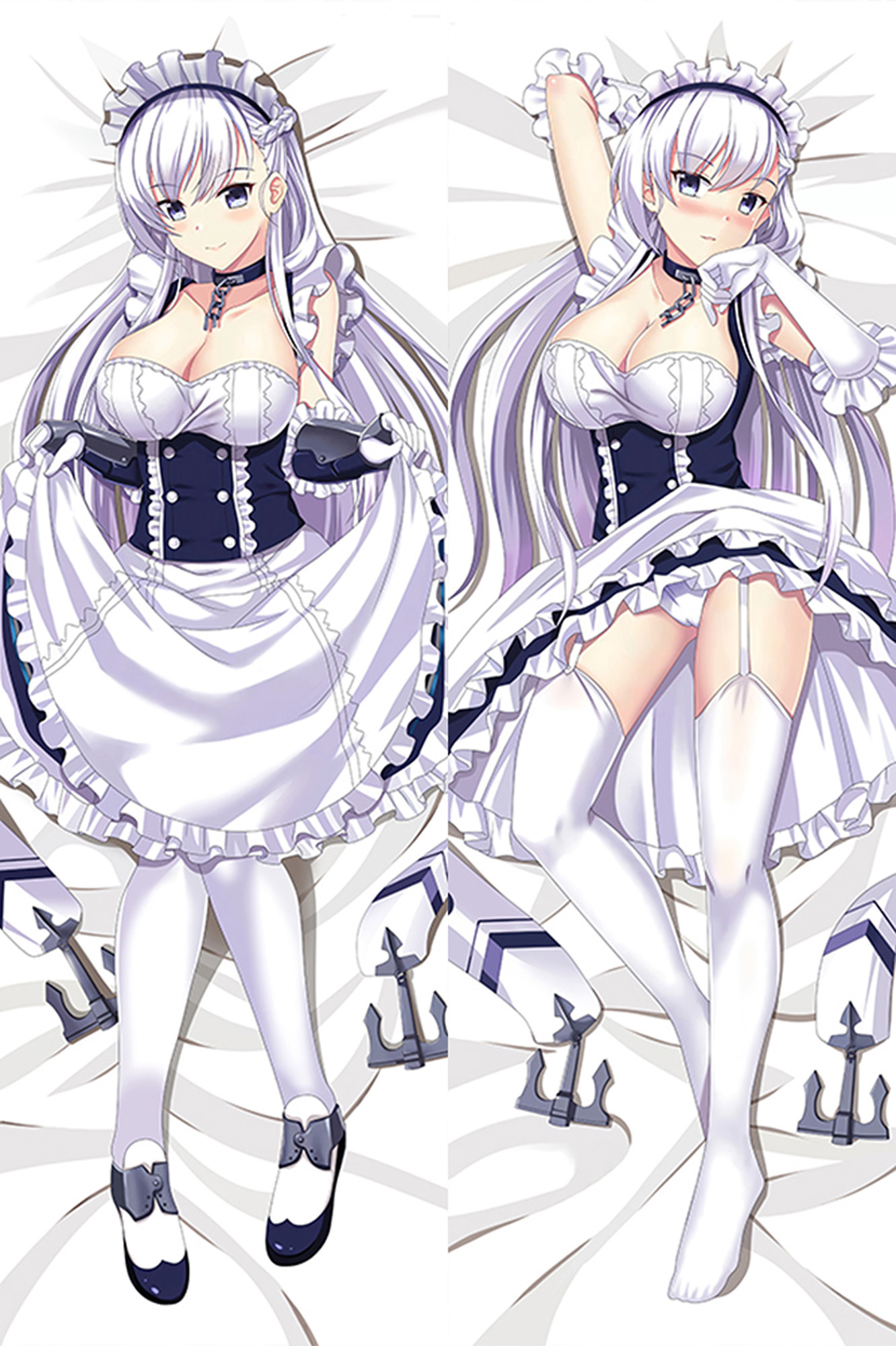 Belfast from Azur Lane dakimakura cover