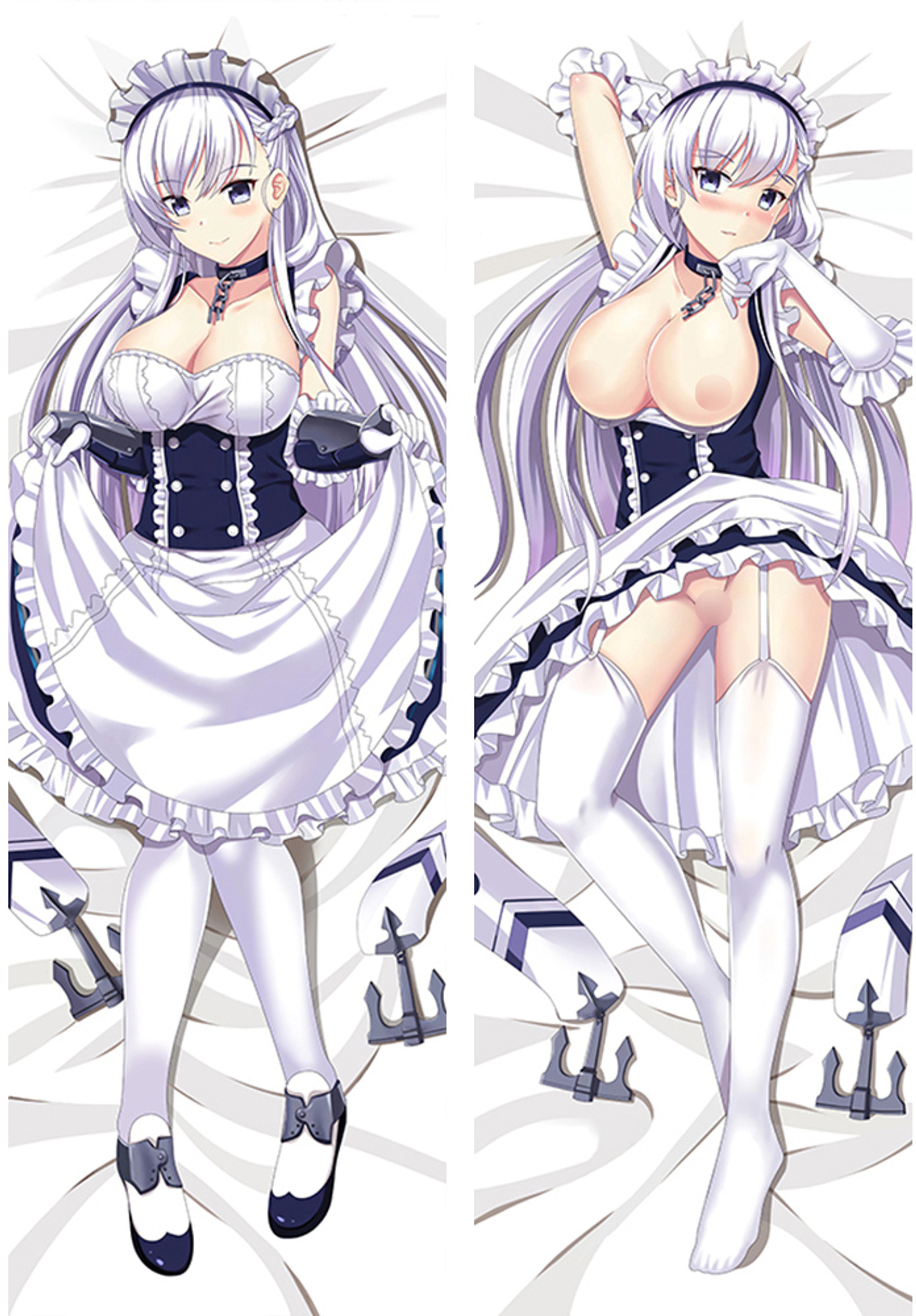 Belfast from Azur Lane 18+ dakimakura cover