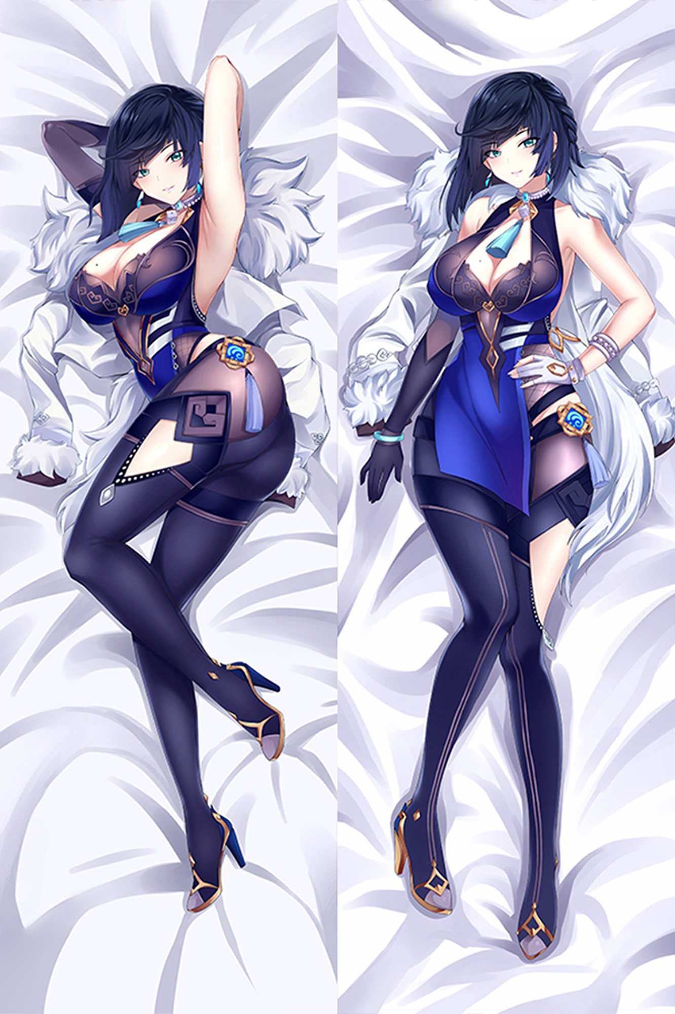 Yelan from Genshin Impact dakimakura cover