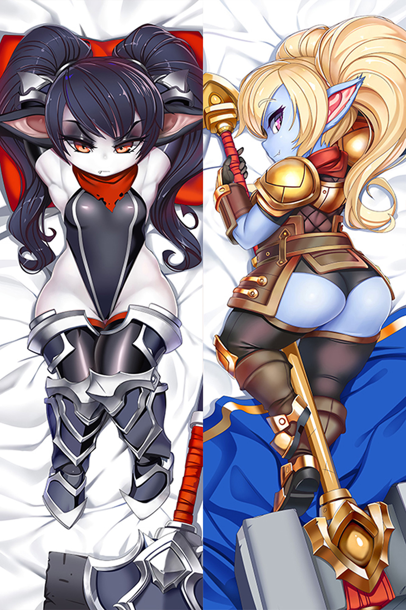Poppy from League of Legends dakimakura cover