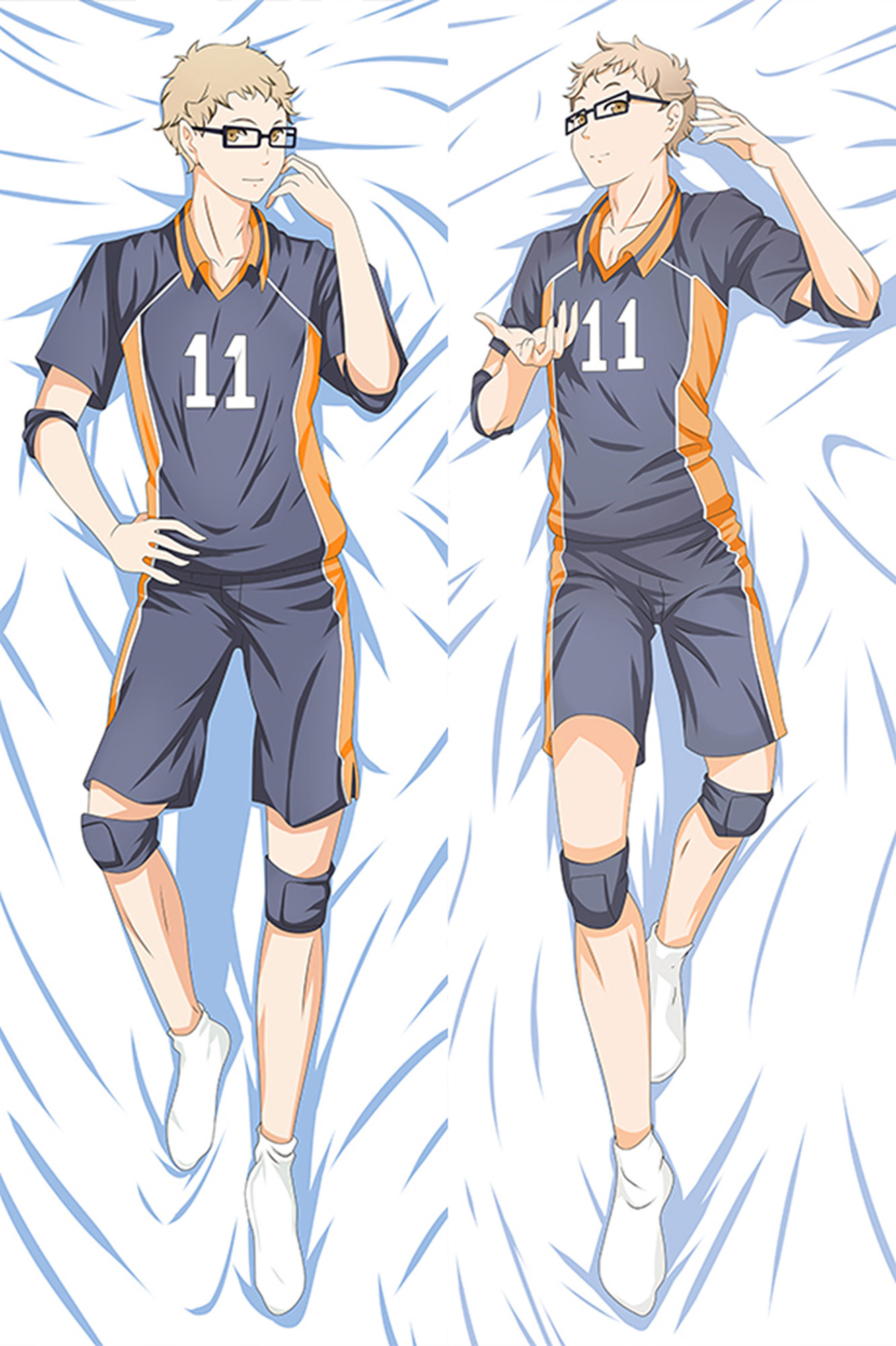 Kei Tsukishima from Haikyu dakimakura cover