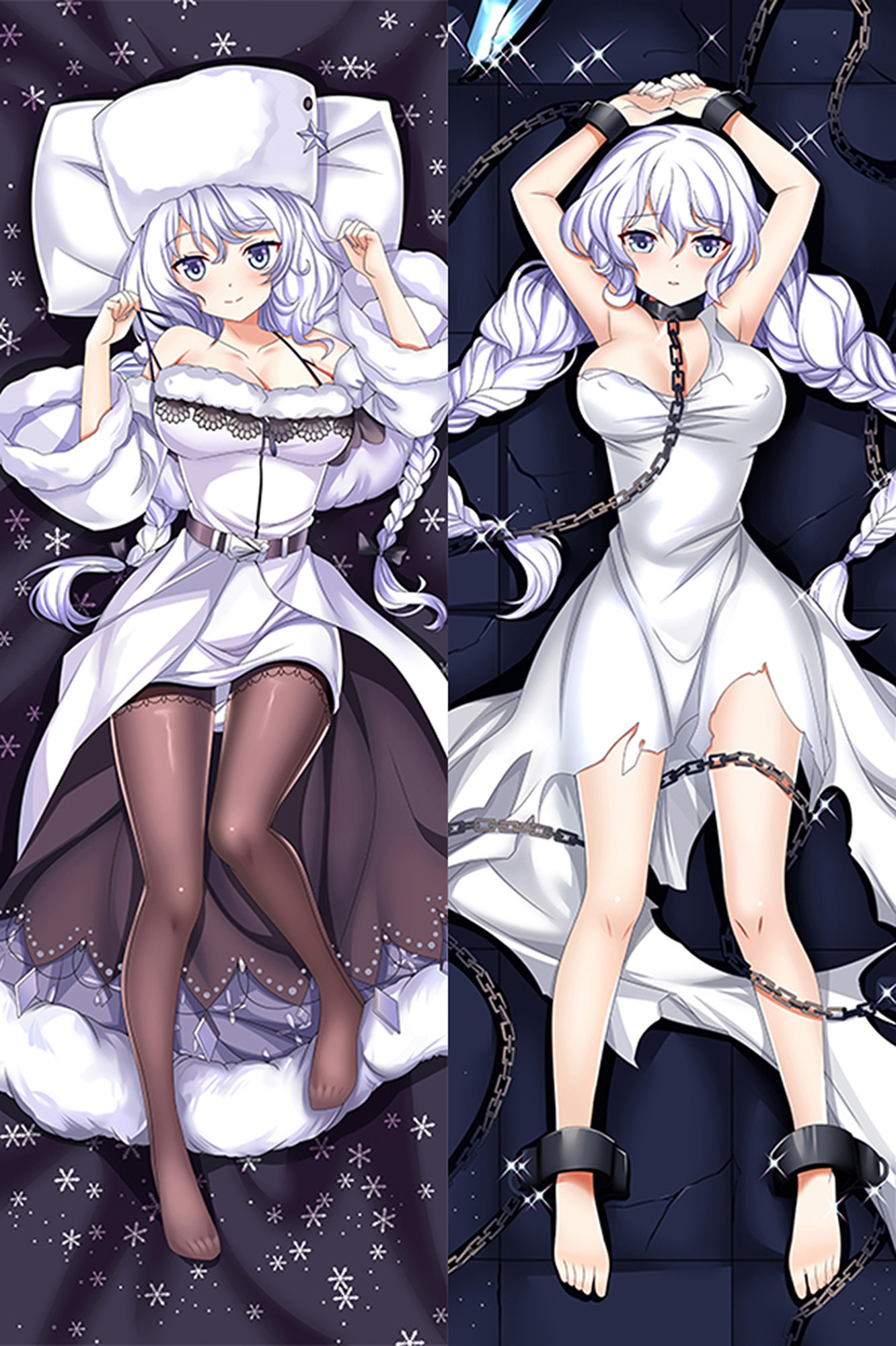 Avrora from Azur Lane dakimakura cover