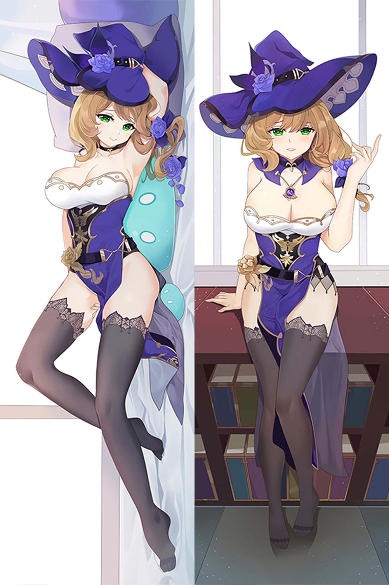Lisa from Genshin Impact dakimakura cover