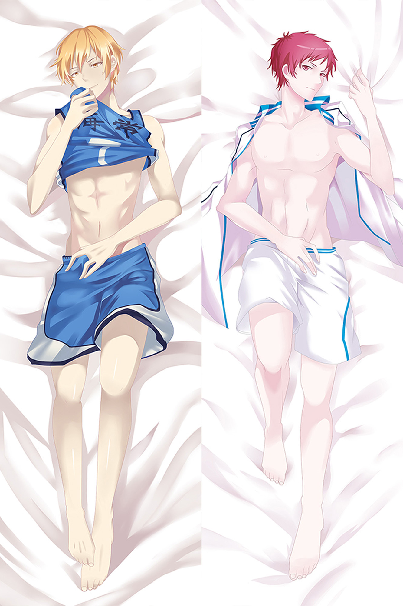 Seijuro Akashi and Ryota Kise from Kuroko's Basketball dakimakura cover