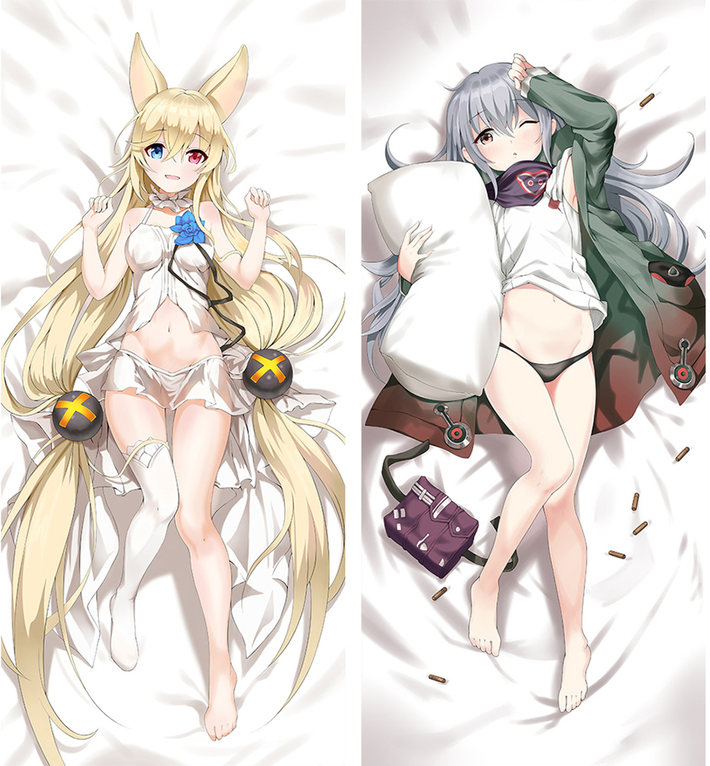 G41 and G11 from Girls Frontline dakimakura cover
