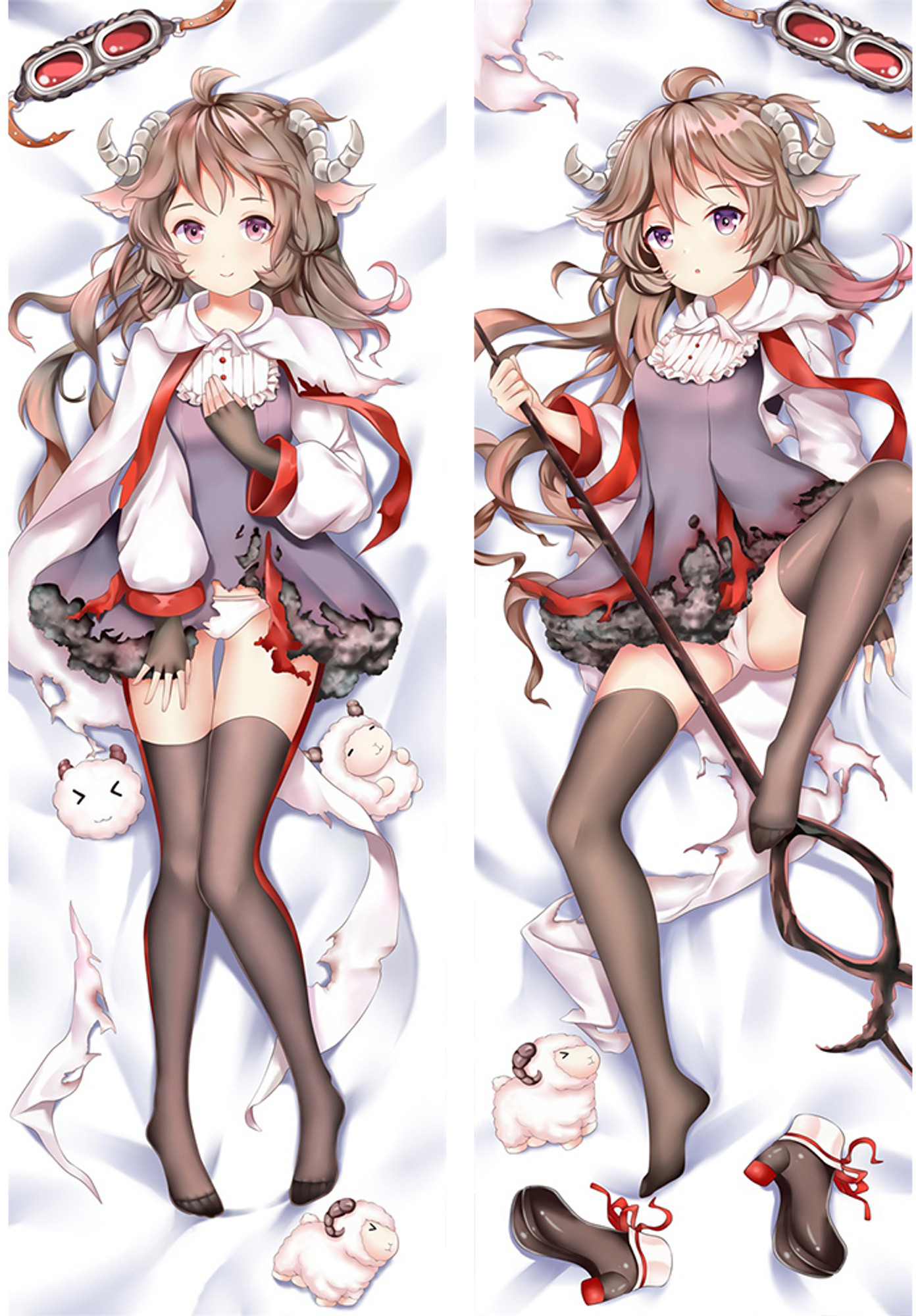 Eyjafjalla from Arknights dakimakura cover