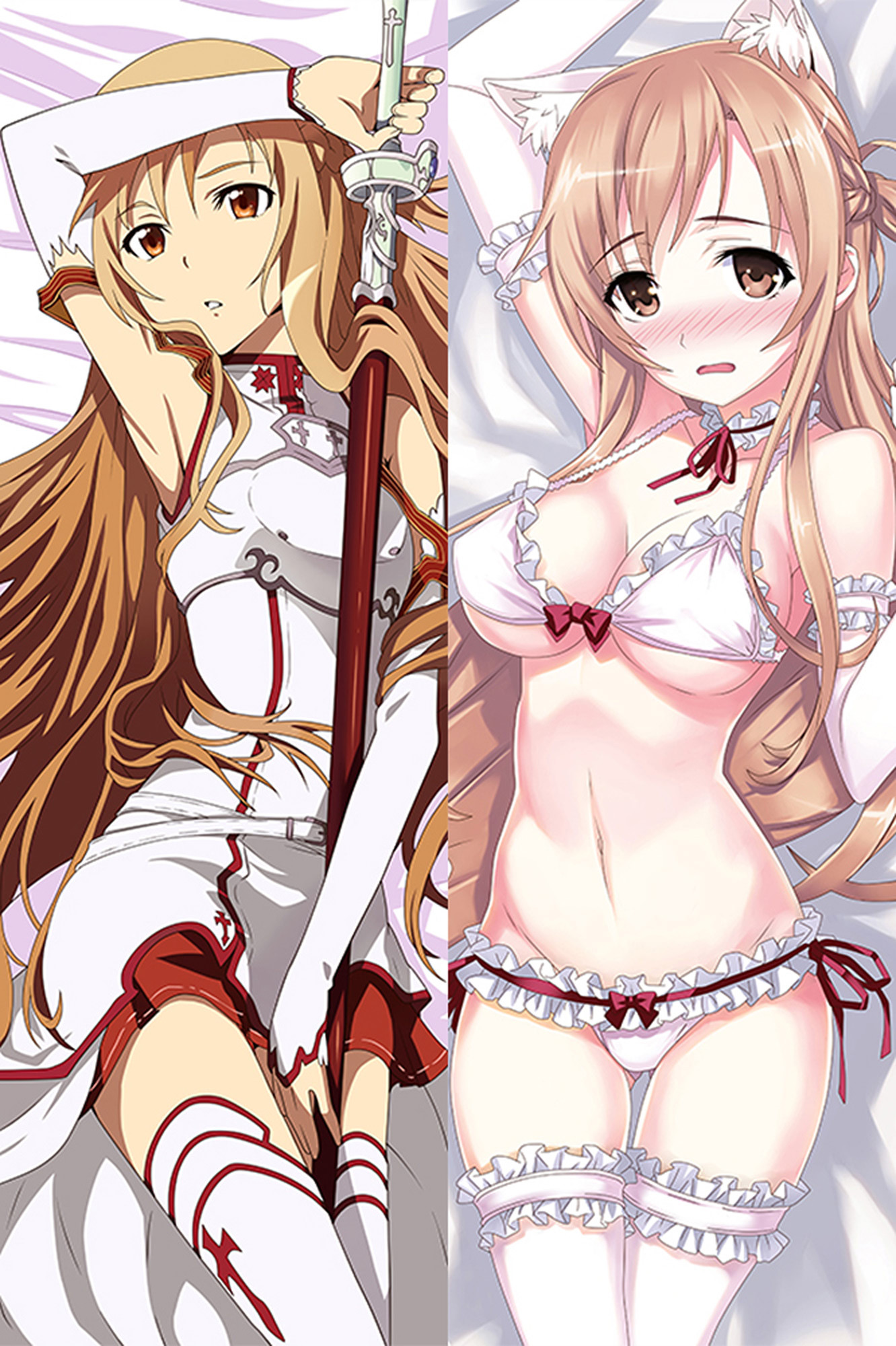 Asuna from Sword Art Online dakimakura cover
