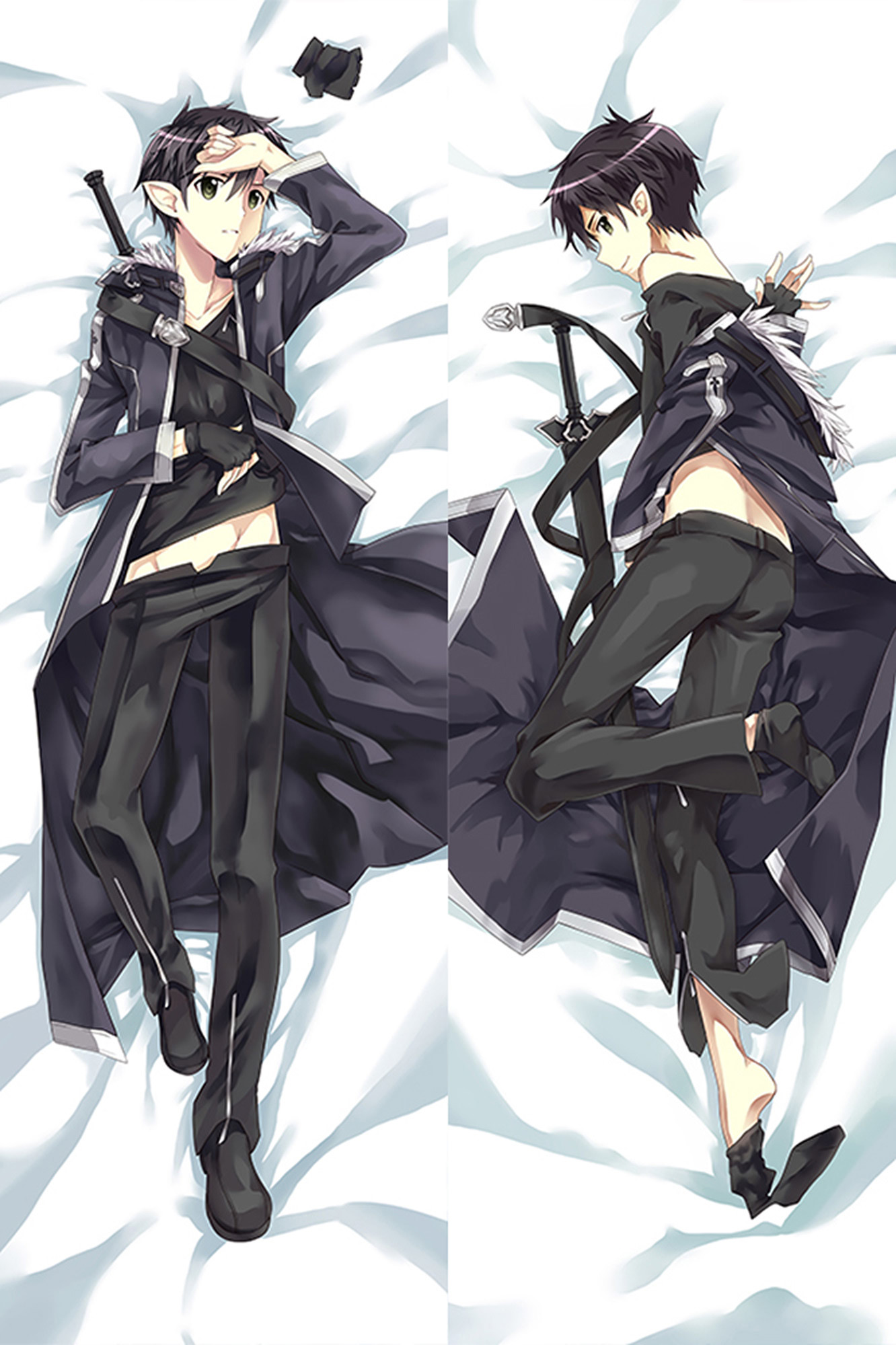 Kirito from Sword Art Online dakimakura cover