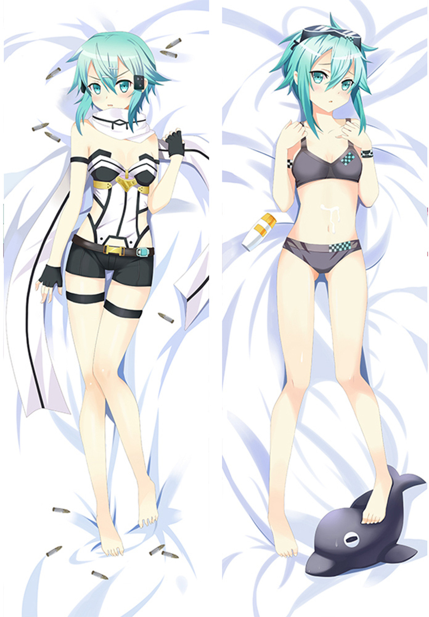 Sinon Shino Asada from Sword Art Online dakimakura cover