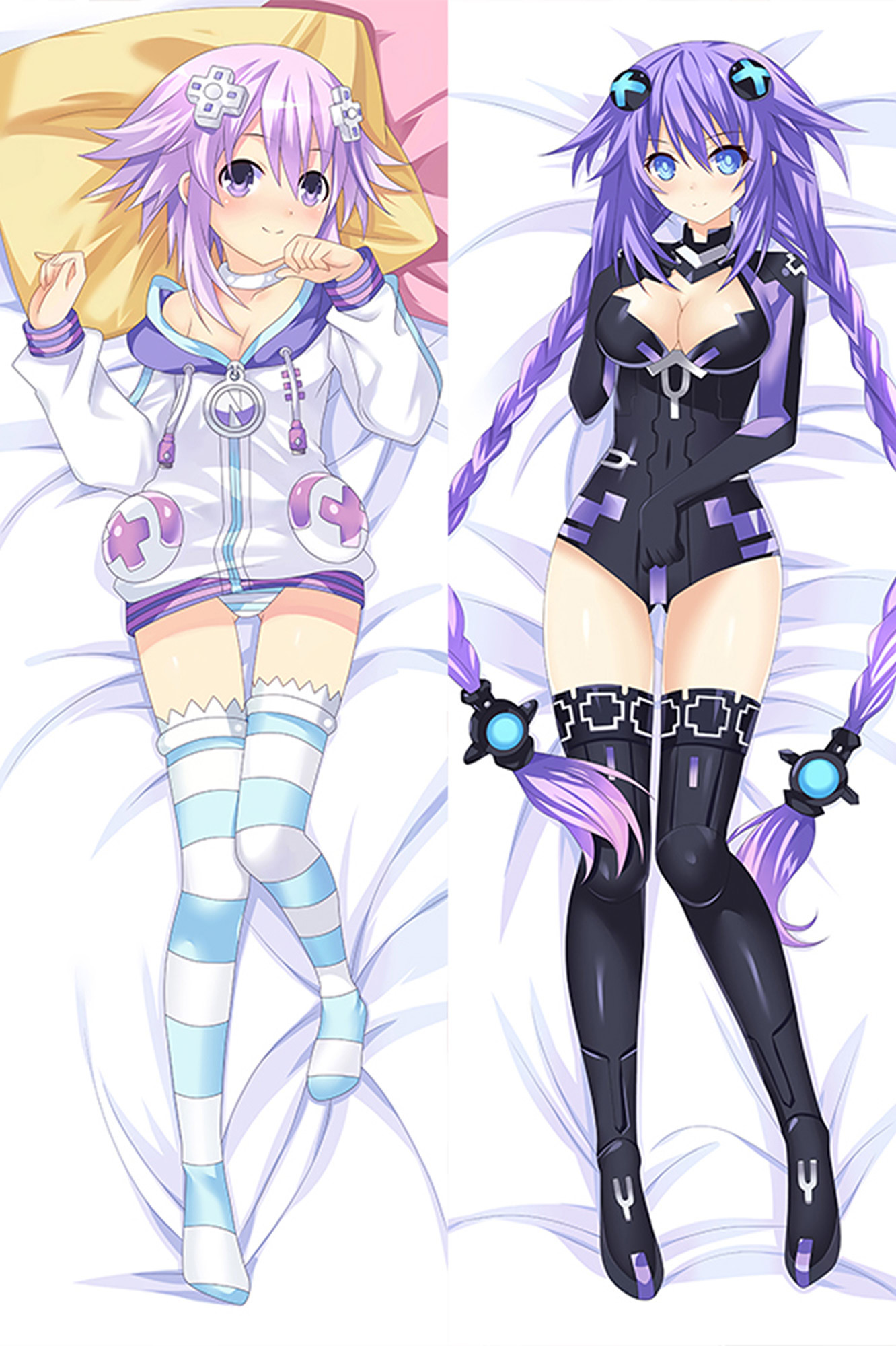Neptune from Hyperdimension Neptunia dakimakura cover