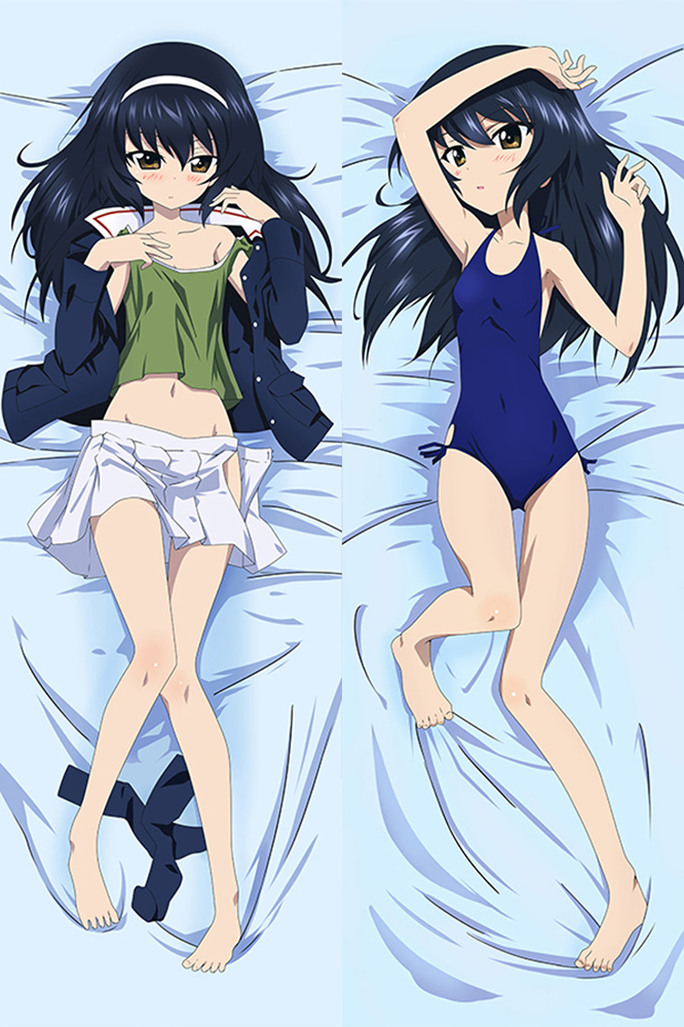 Mako Reizei from Girls und Panzer dakimakura cover