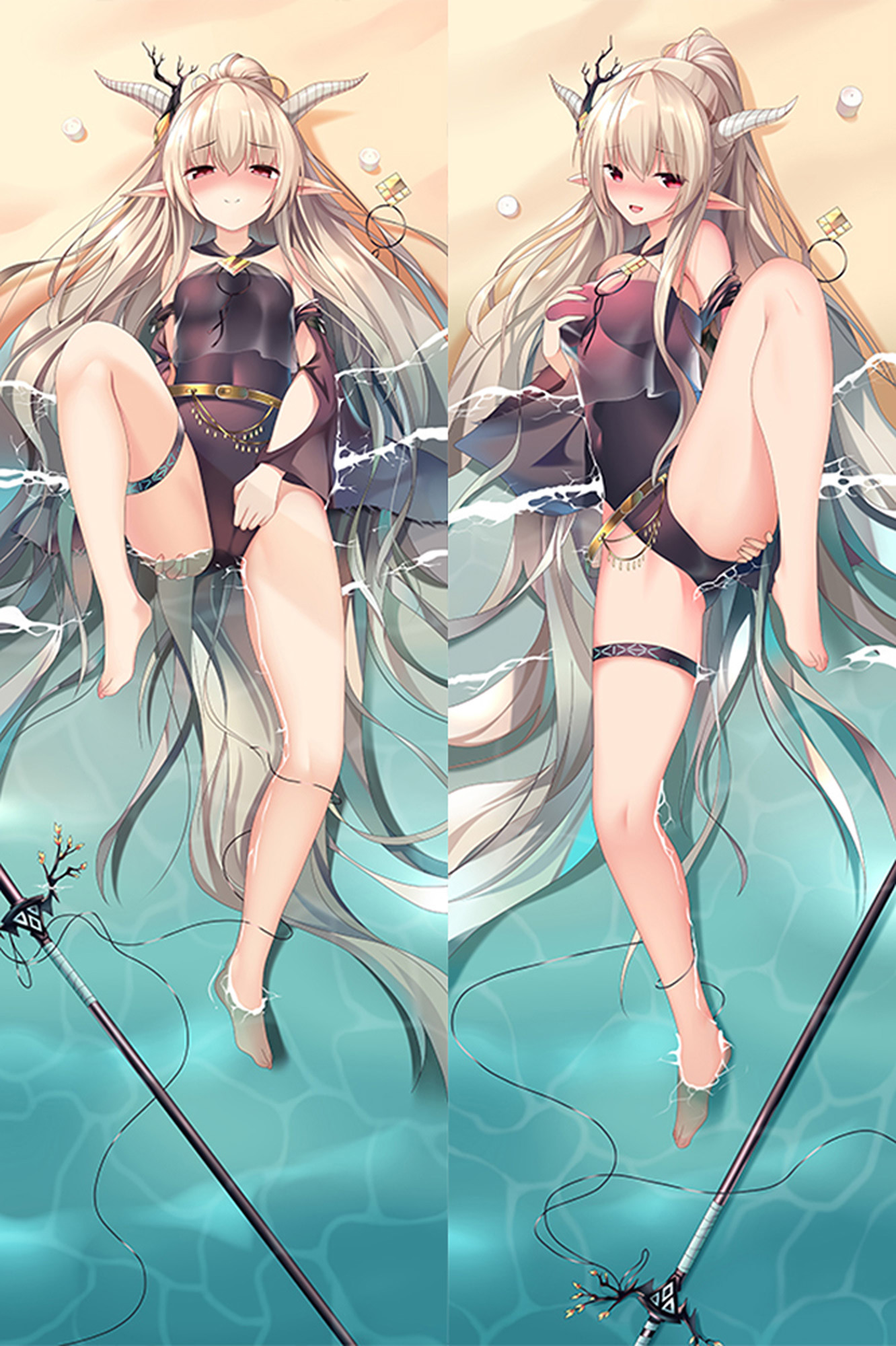 Shining from Arknights dakimakura cover