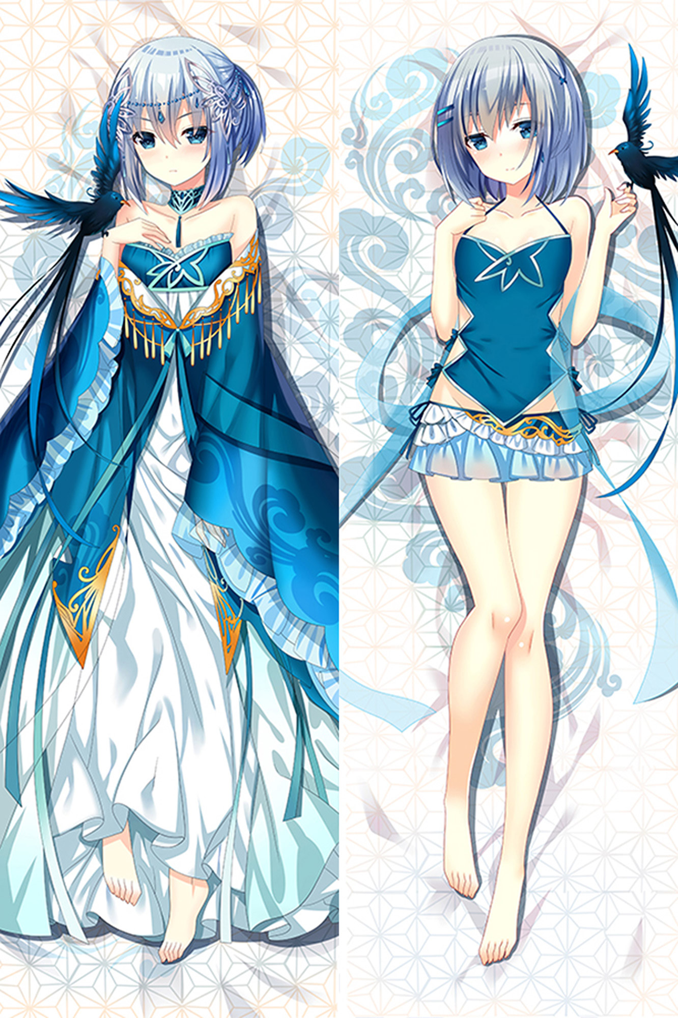 Origami Tobiichi from Date A Live dakimakura cover