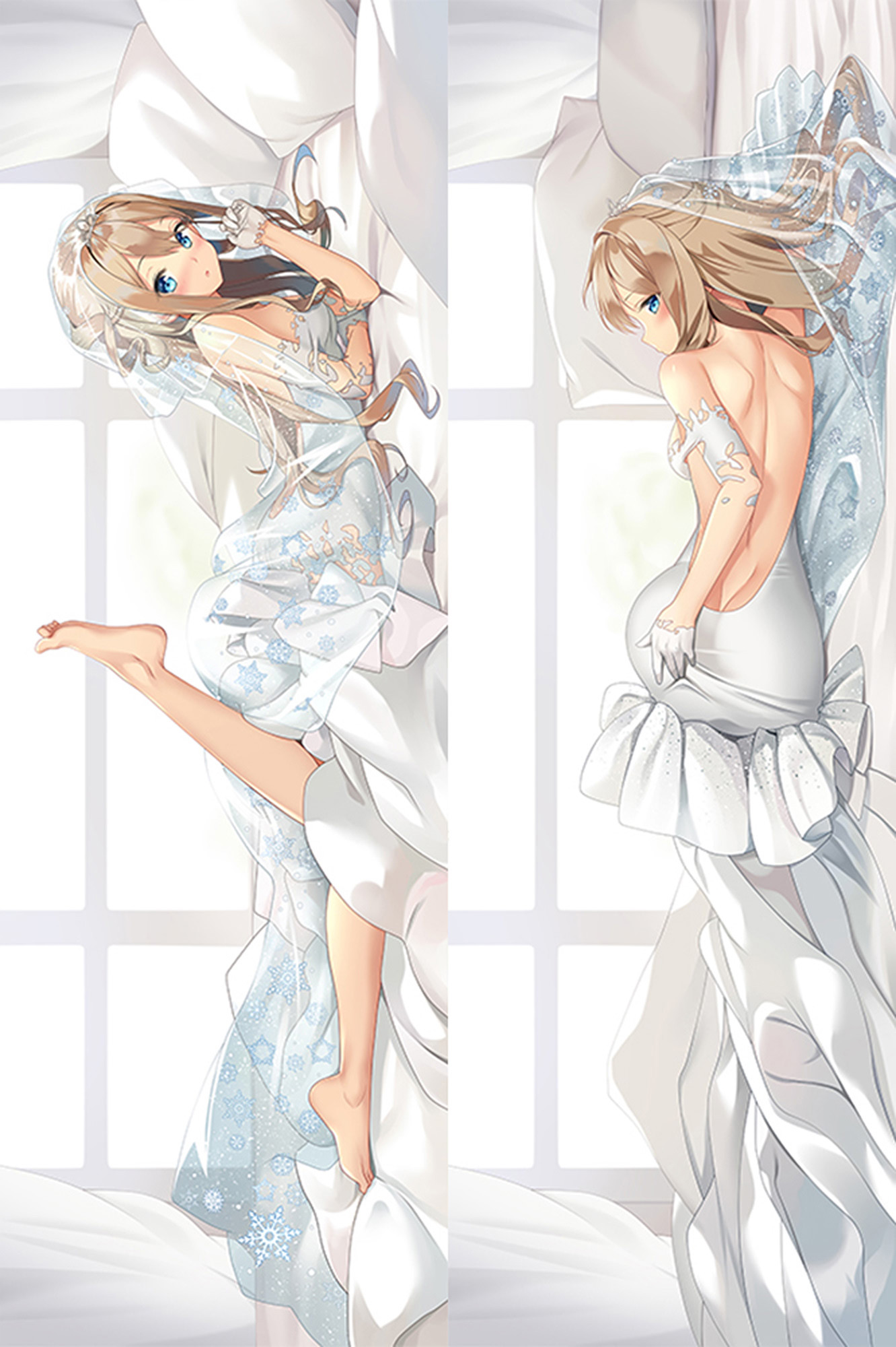 Suomi from Girls Frontline dakimakura cover