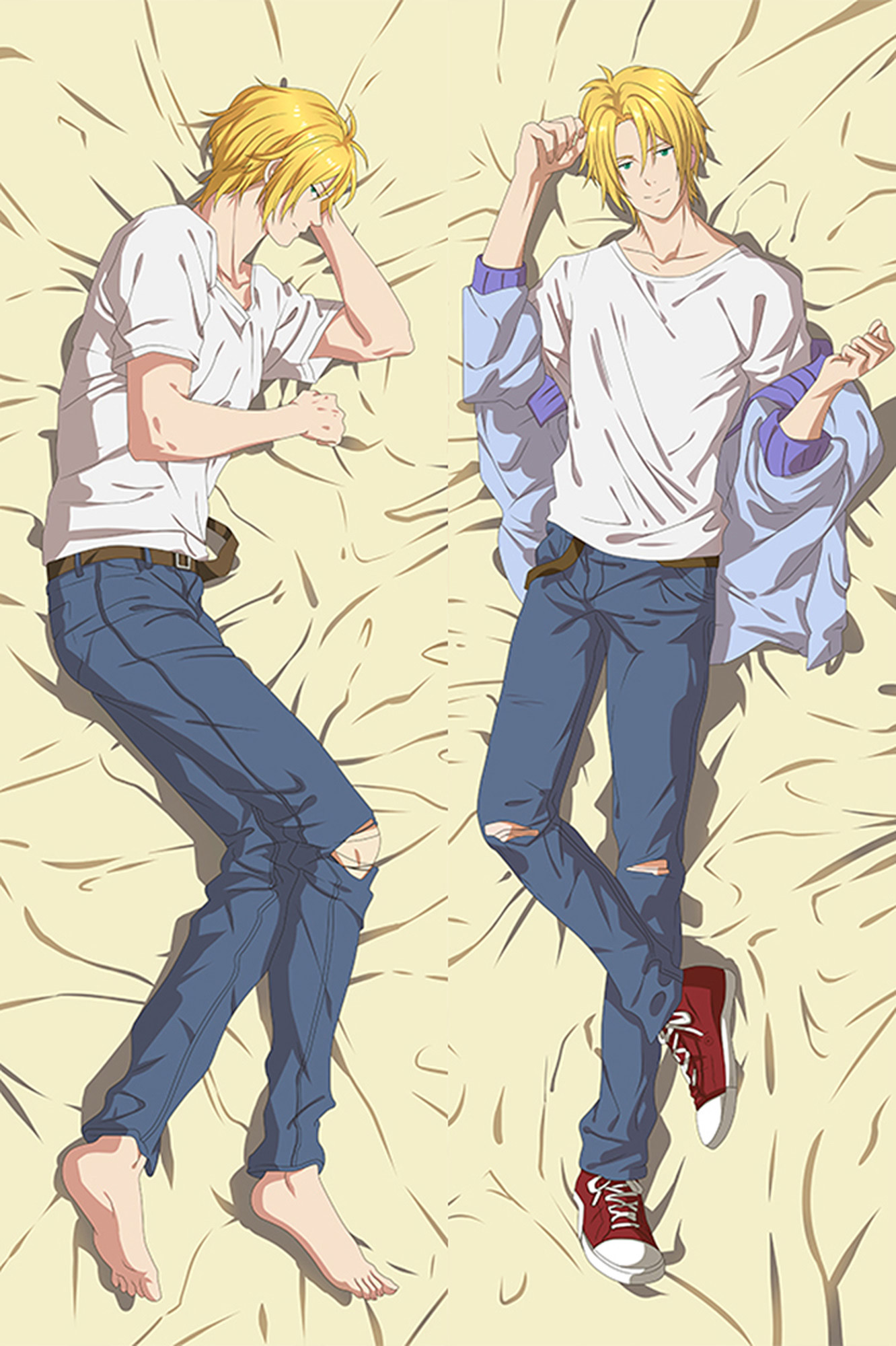 Ash Lynx from NANA FISH dakimakura cover