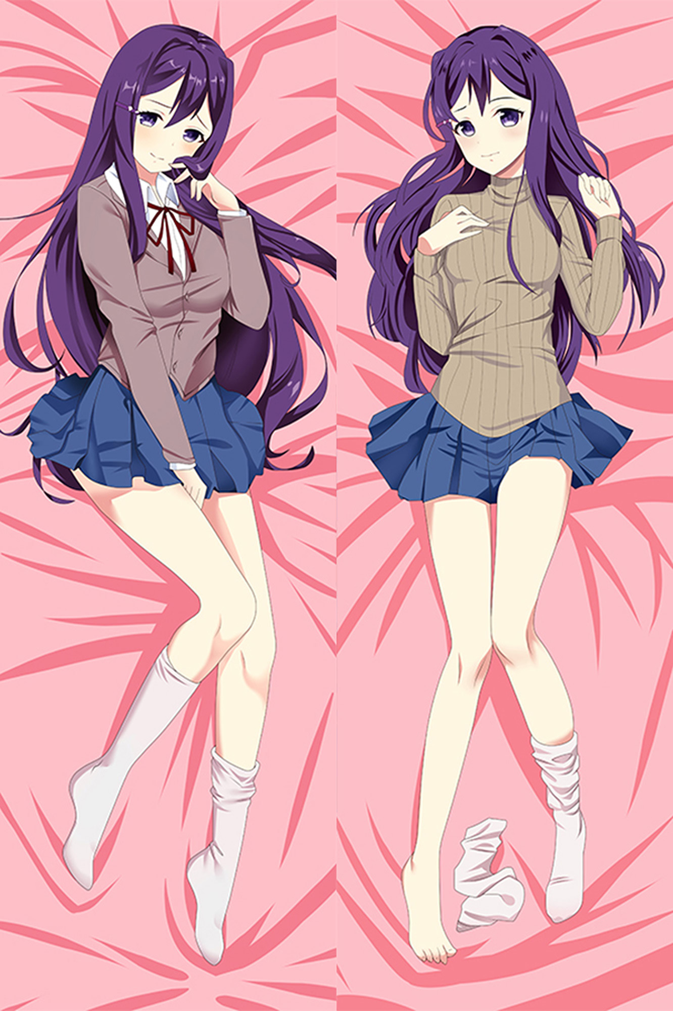 Yuri from Doki Doki Literature Club dakimakura cover