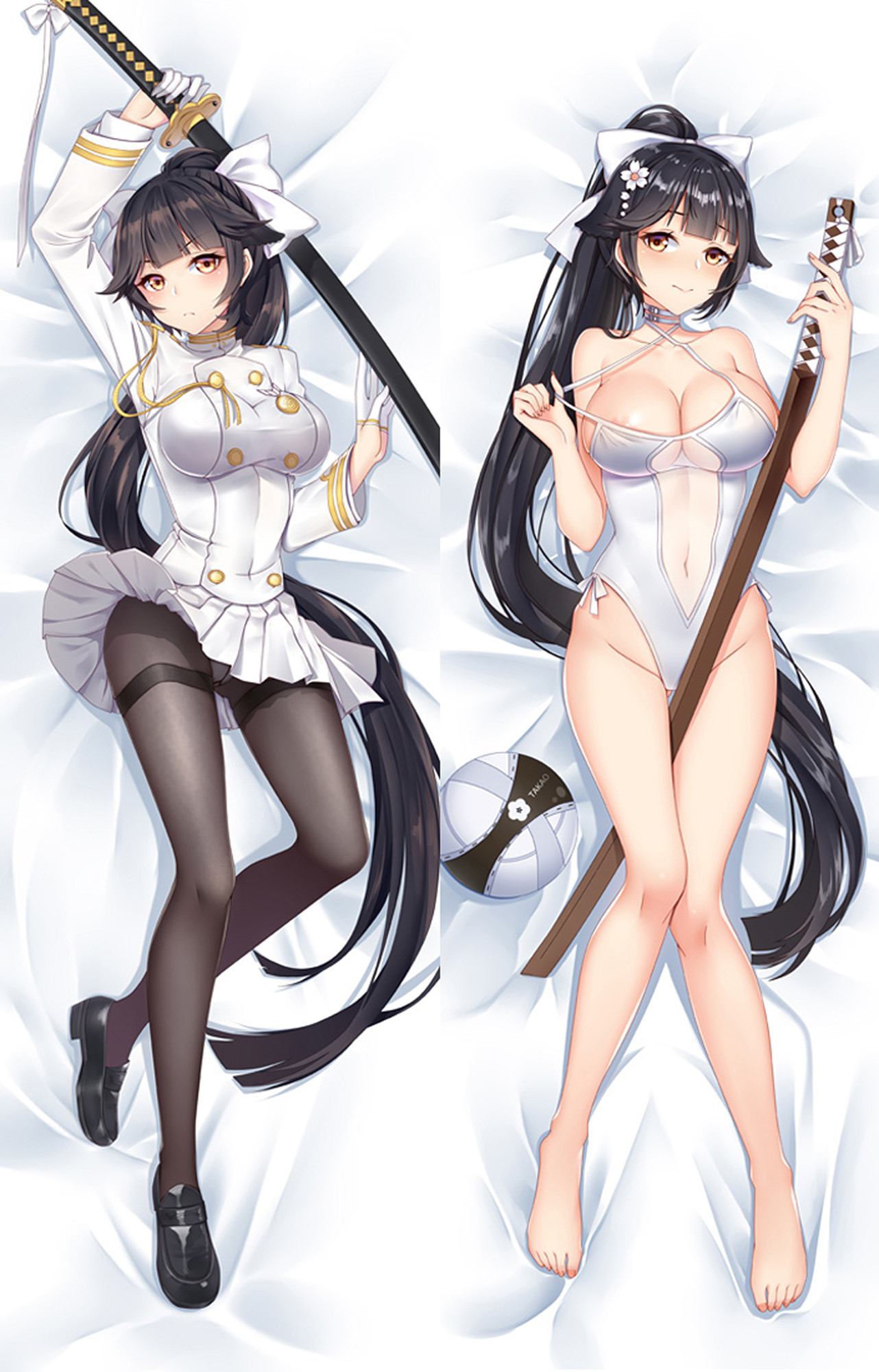 Takao from Azur Lane dakimakura cover