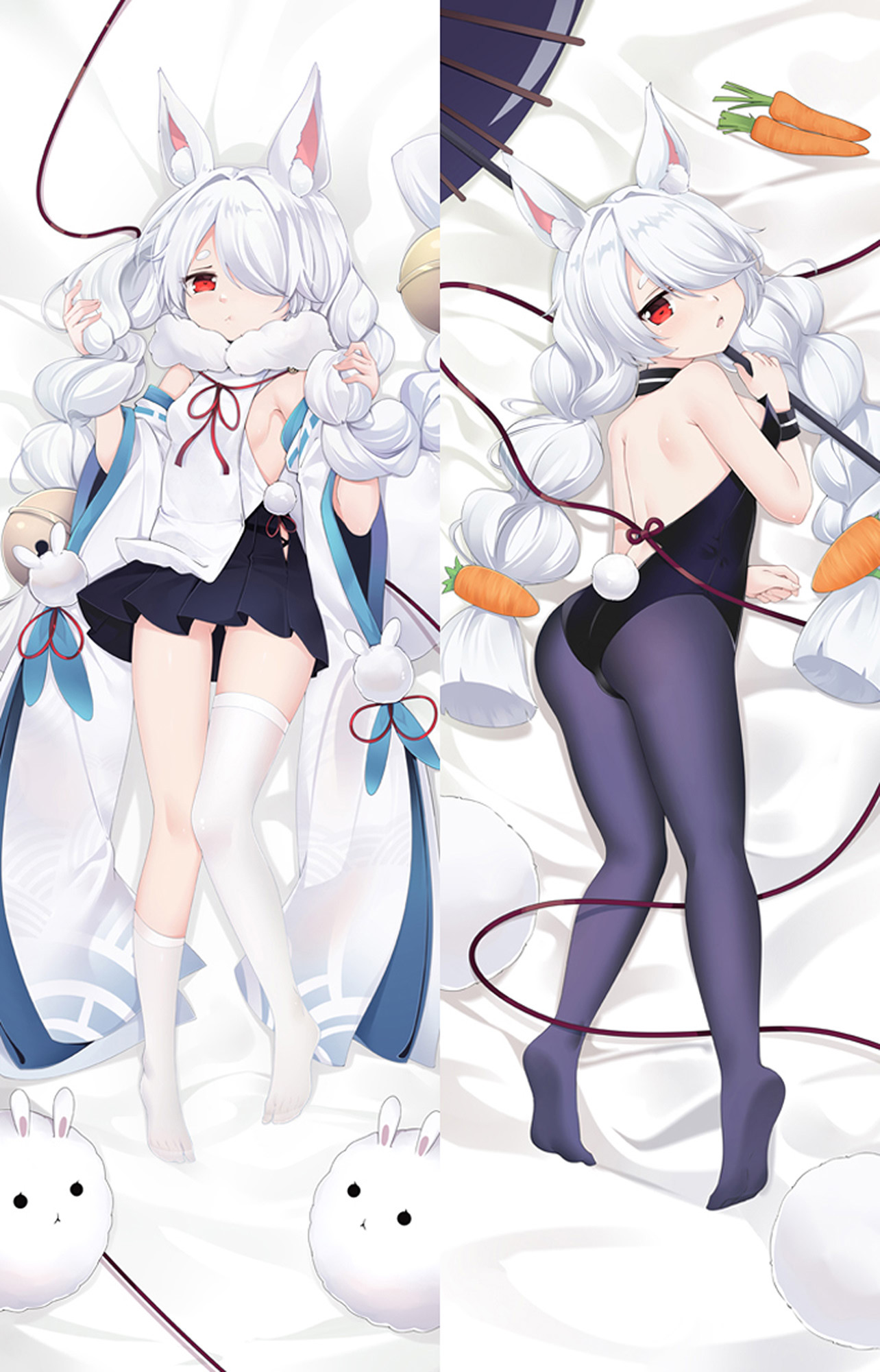 Shirayuki from Azur Lane dakimakura cover
