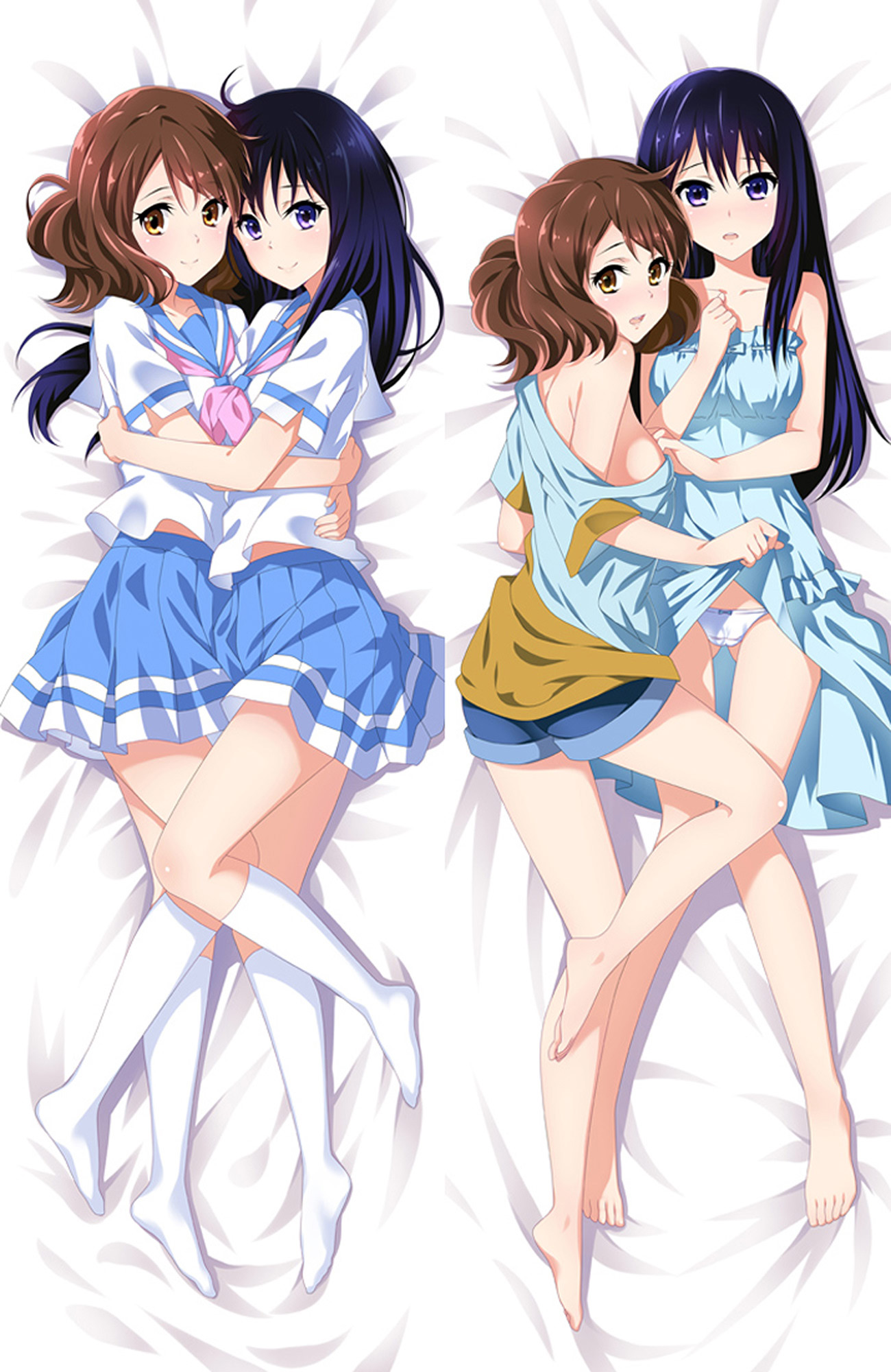 Kumiko Oumae and Reina Kousaka from Euphonium dakimakura cover