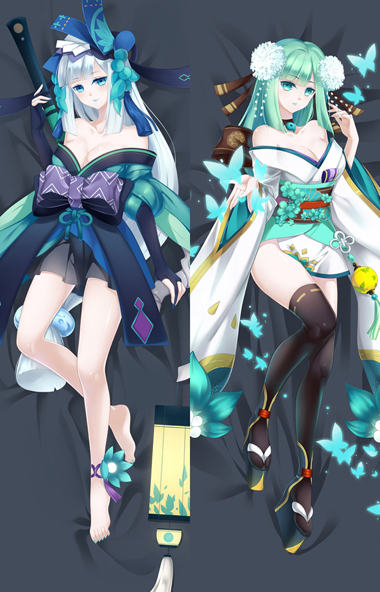 Aoandon from Onmyoji dakimakura cover
