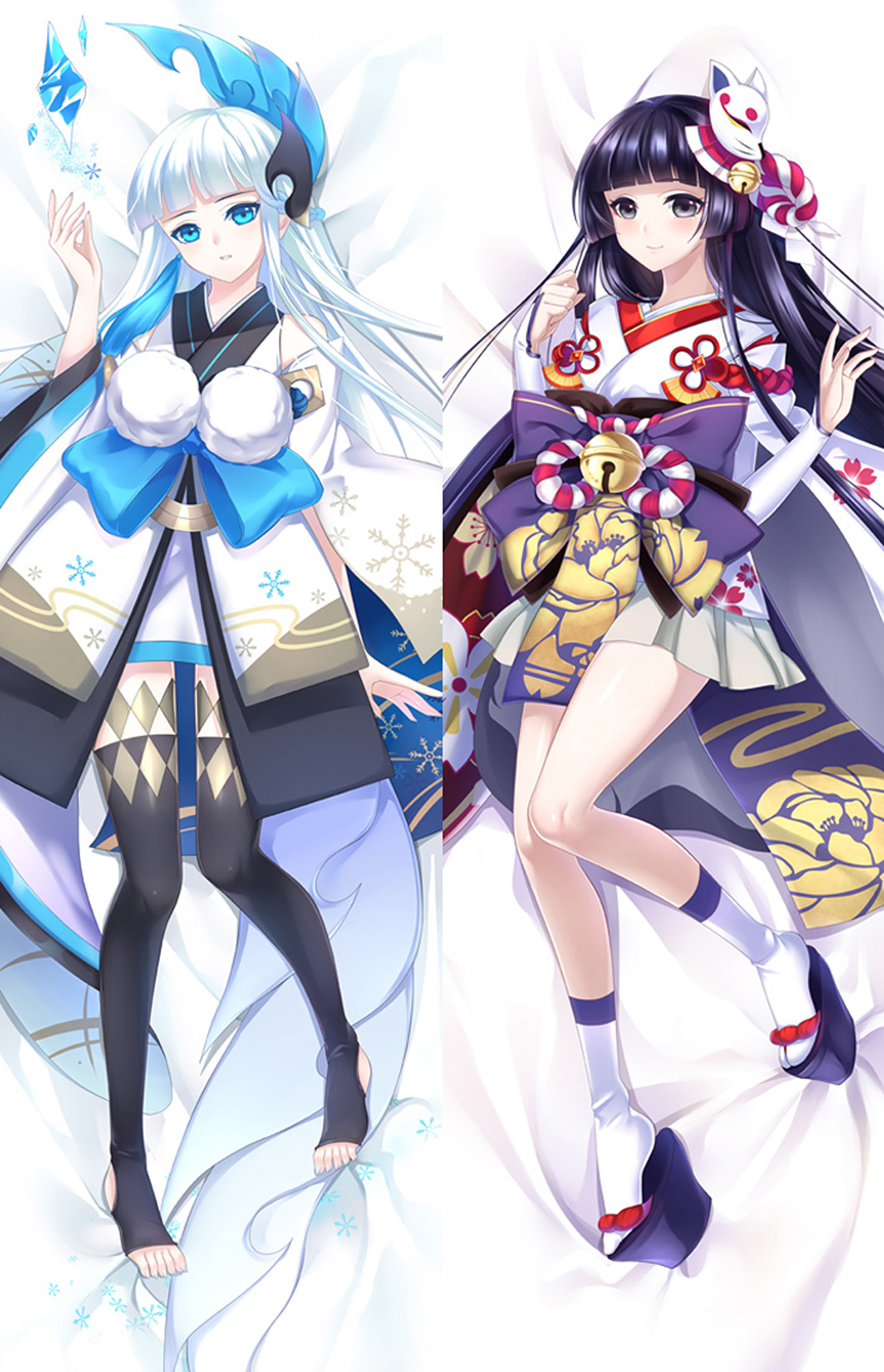 Yuki Onna from Onmyoji dakimakura cover