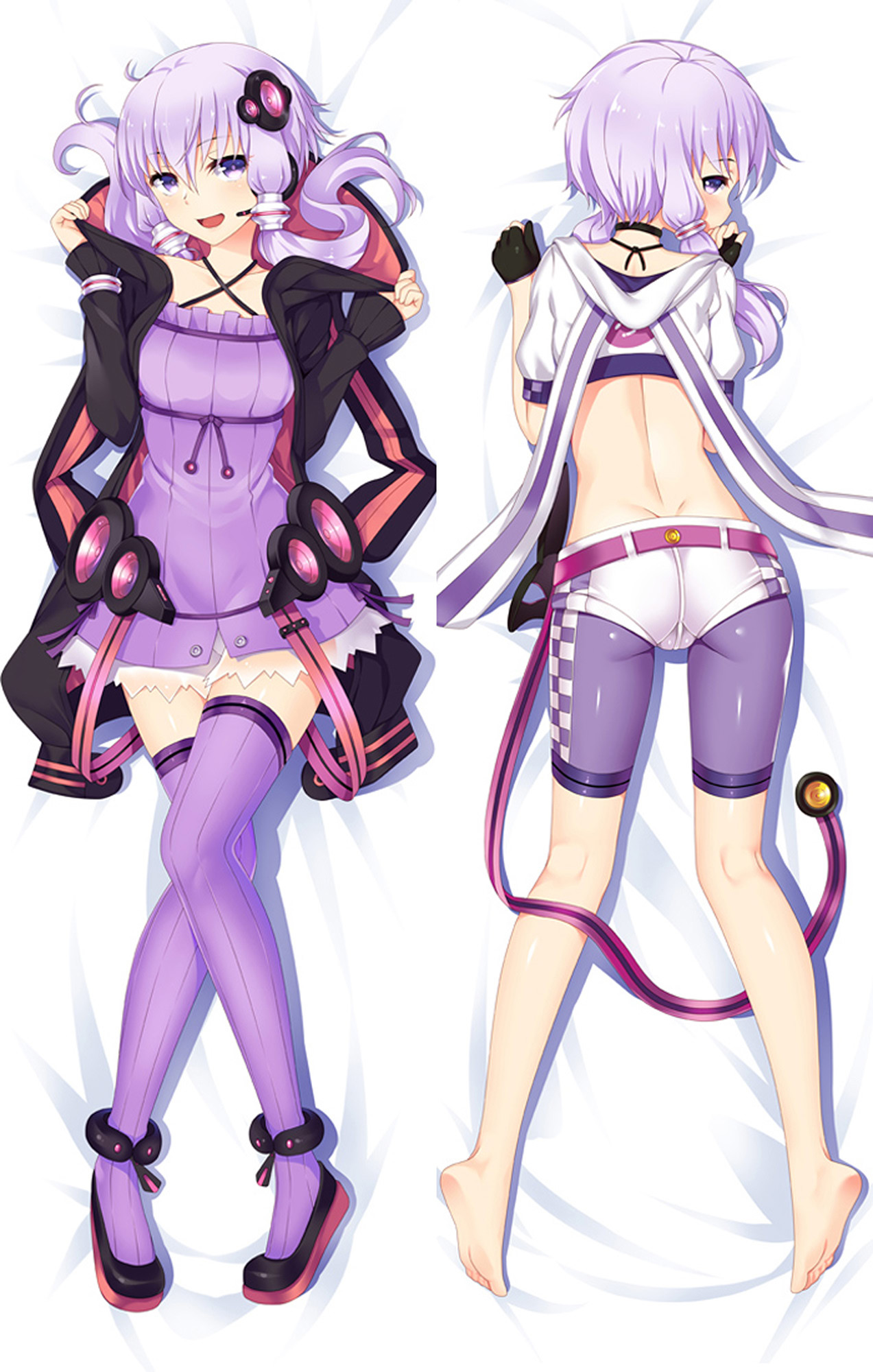 Yuzuki Yukari from Vocaloid dakimakura cover