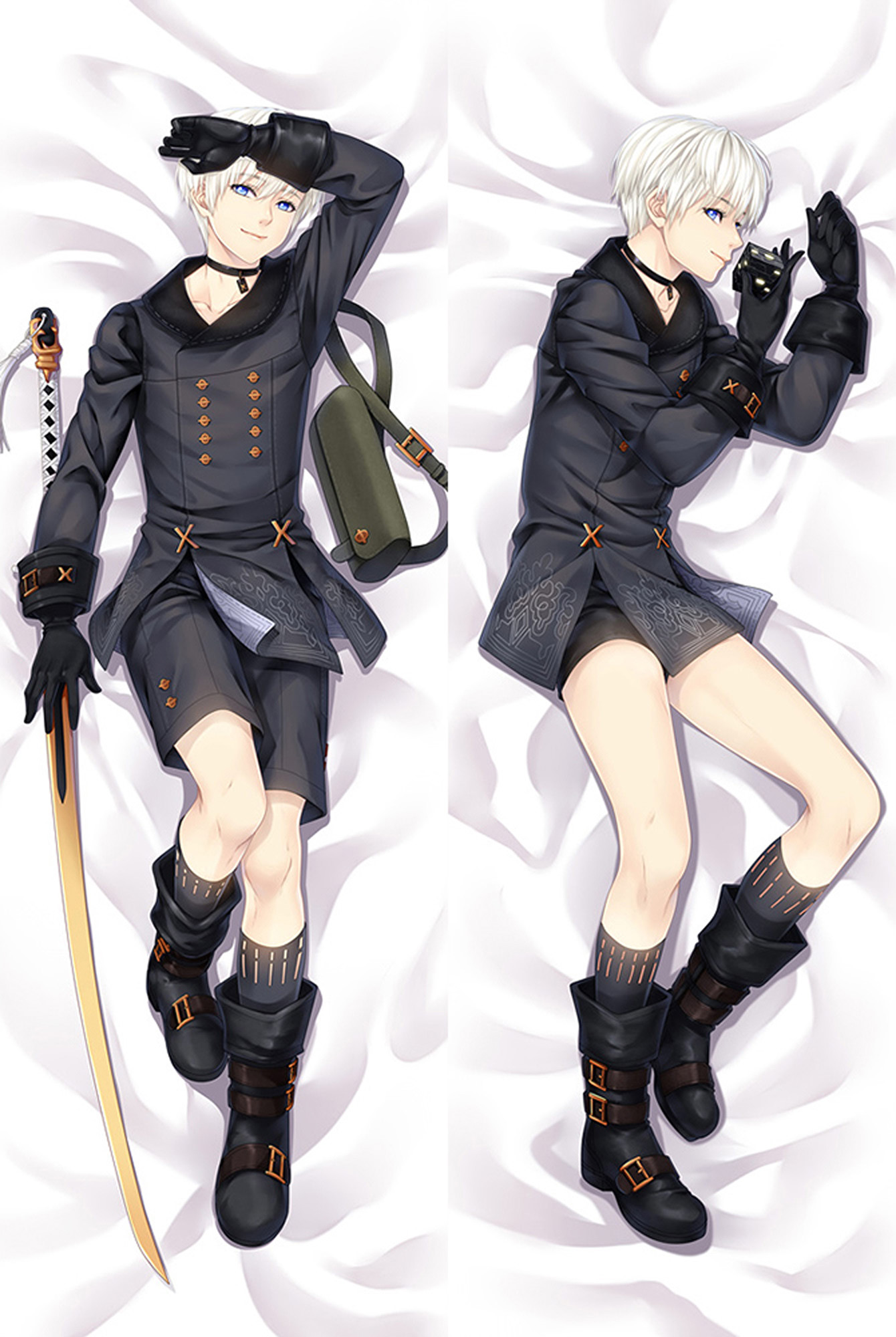 9S from NieR Automata dakimakura cover