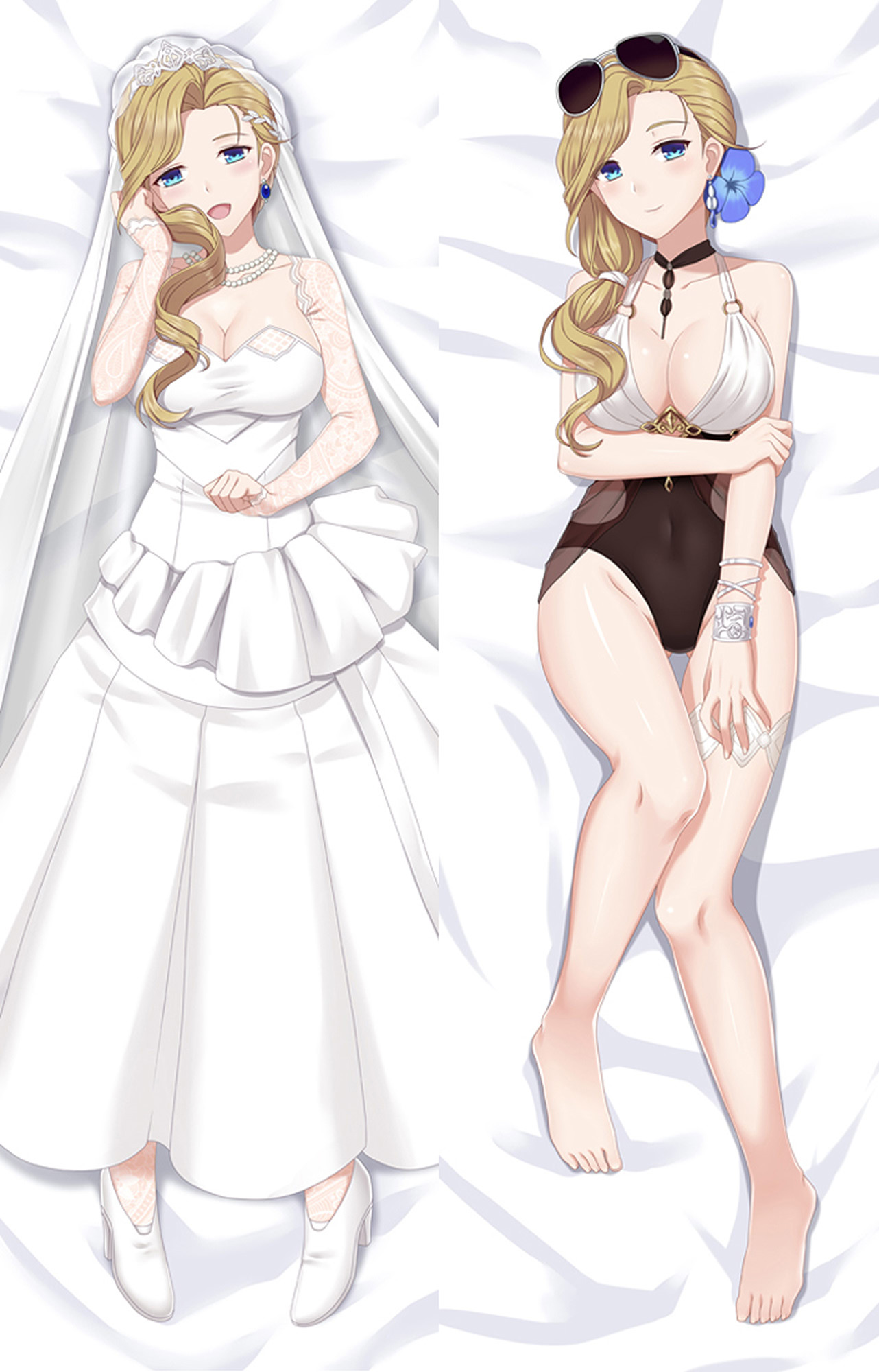 Hood from Azur Lane dakimakura cover