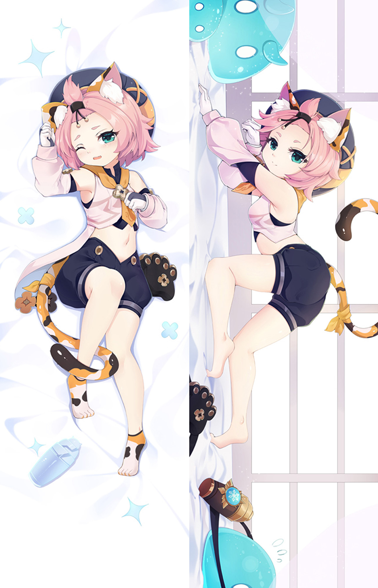 Diona from Genshin Impact dakimakura cover