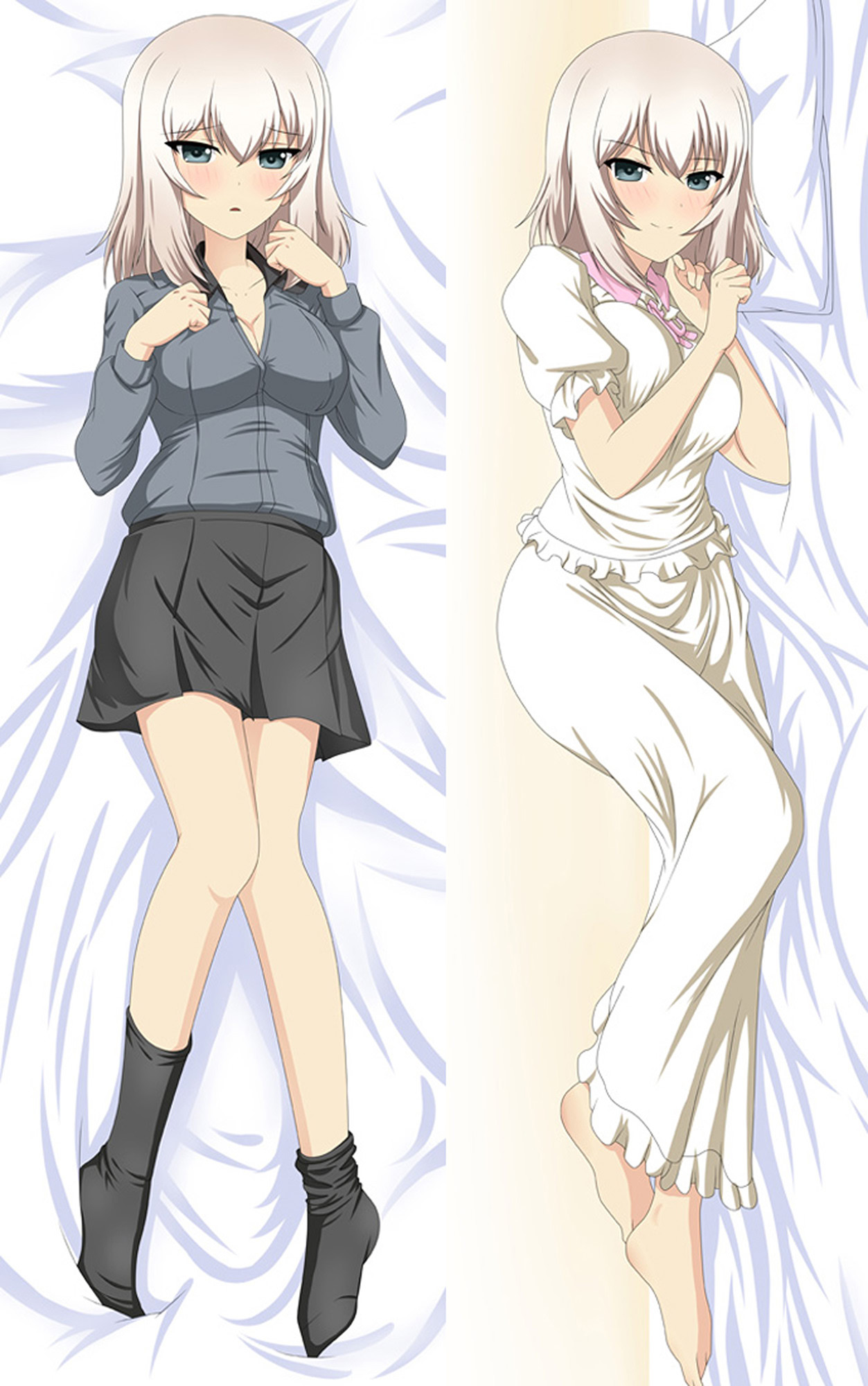 Erika Itsumi from Girls und Panzer dakimakura cover