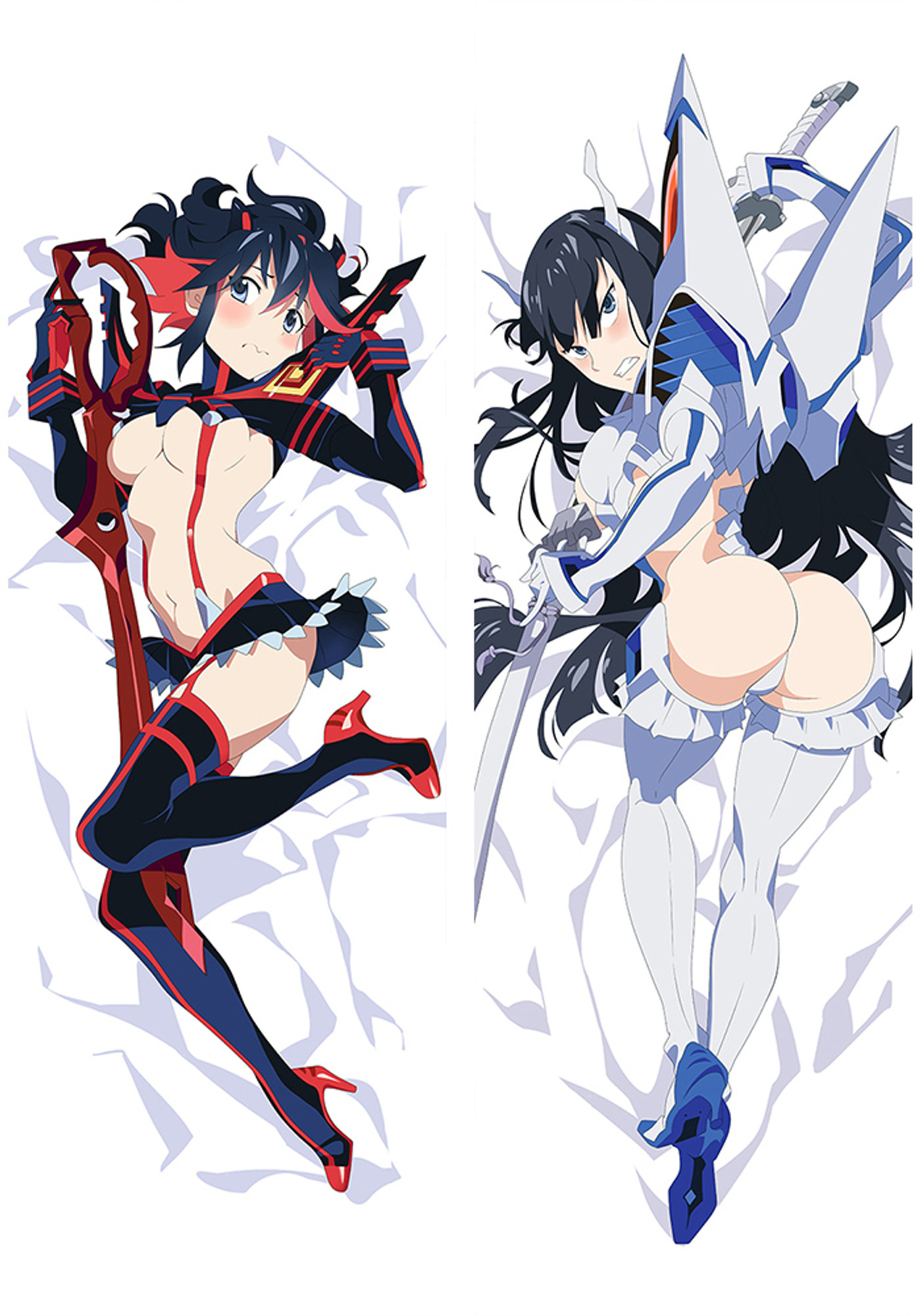 Ryuko Matoi and Satsuki Kiryuin from Kill la Kill dakimakura cover